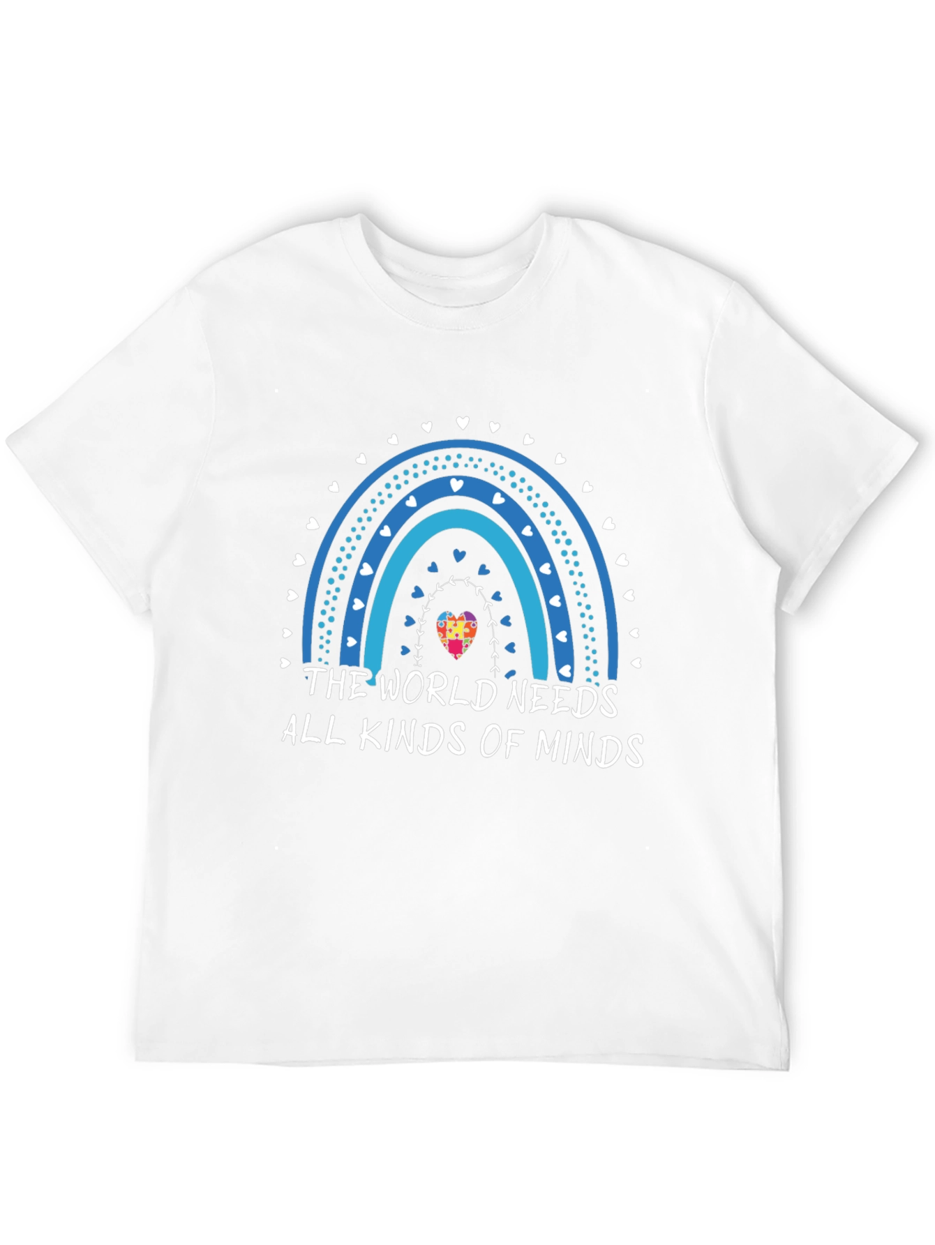 Autism Awareness Rainbow Mind T-Shirt