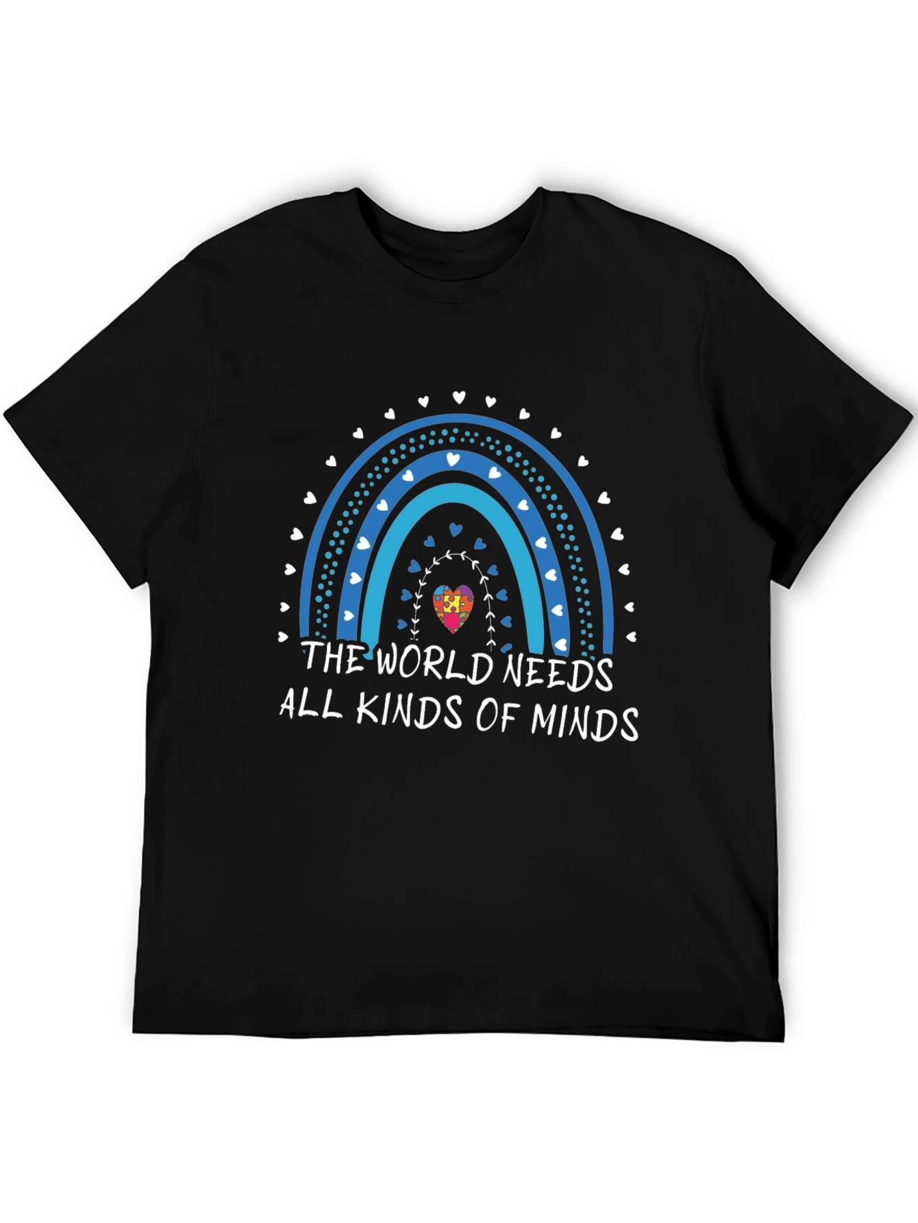 Autism Awareness Rainbow Mind T-Shirt
