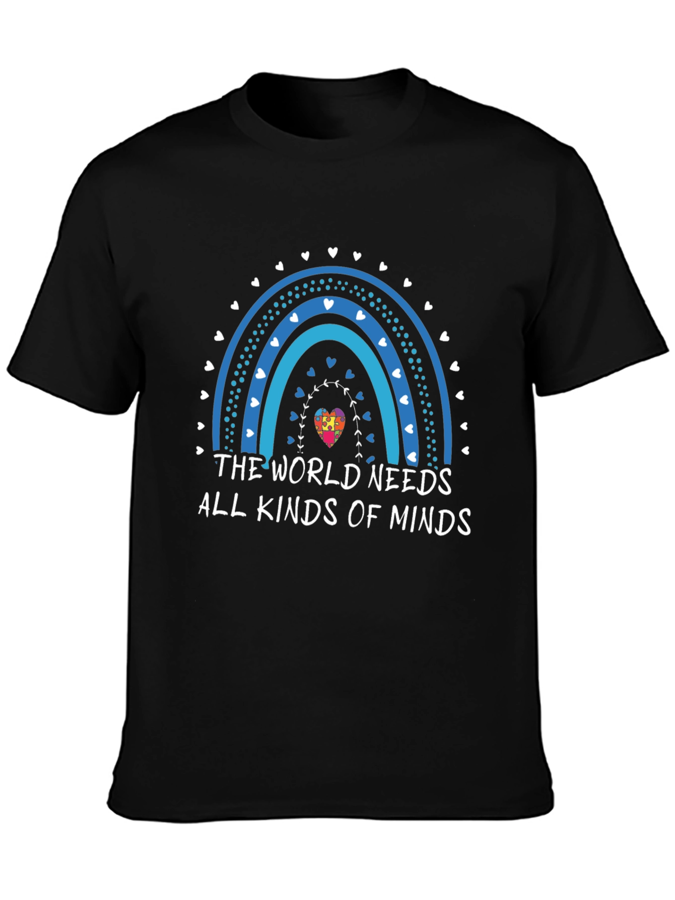 Autism Awareness Rainbow Mind T-Shirt