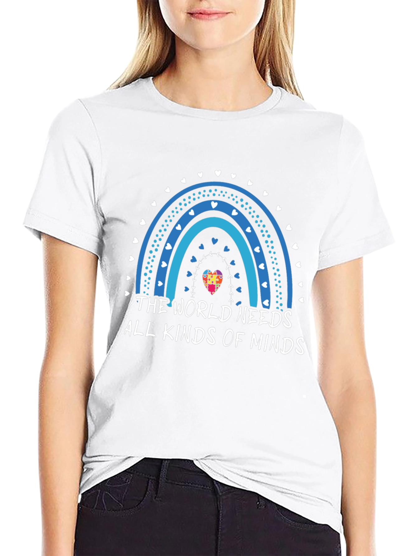 Autism Awareness Rainbow Mind T-Shirt