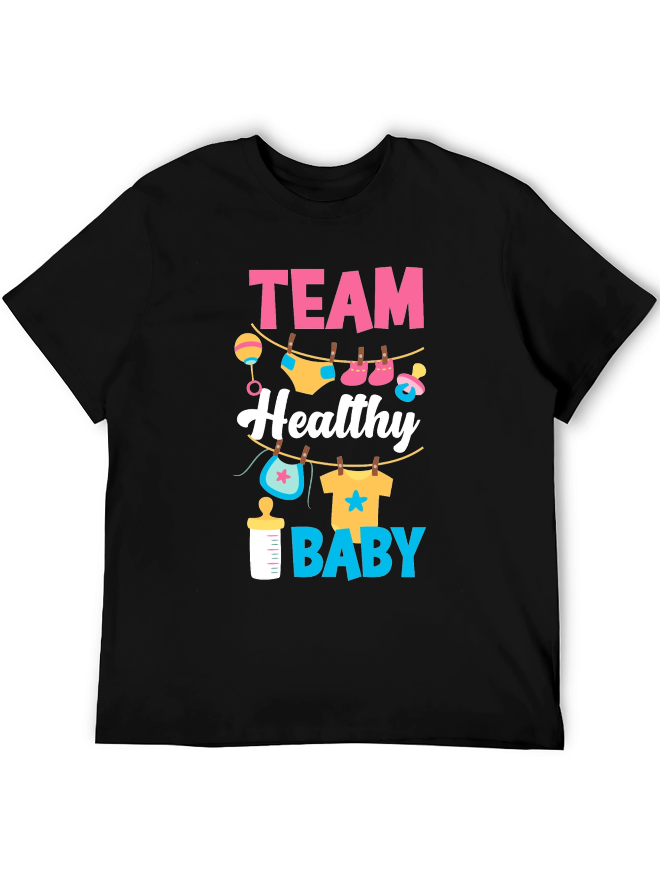 Team Healthy Baby Gender Reveal T-Shirt