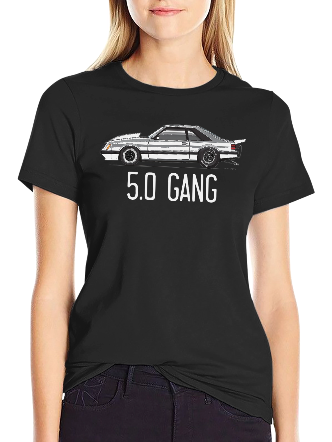 5.0 Gang Graphic T-Shirt - Classic Car Enthusiast Apparel