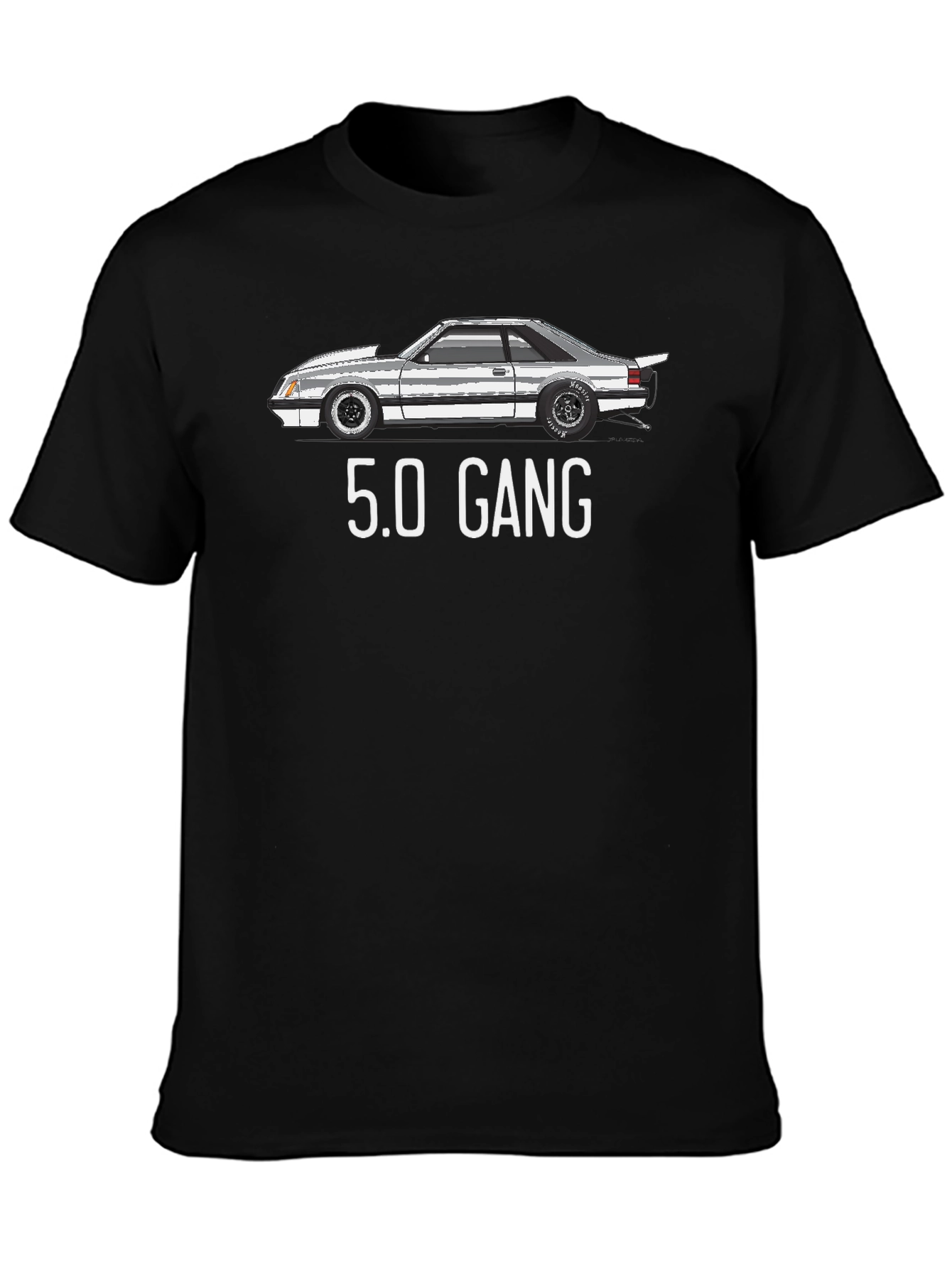 5.0 Gang Graphic T-Shirt - Classic Car Enthusiast Apparel