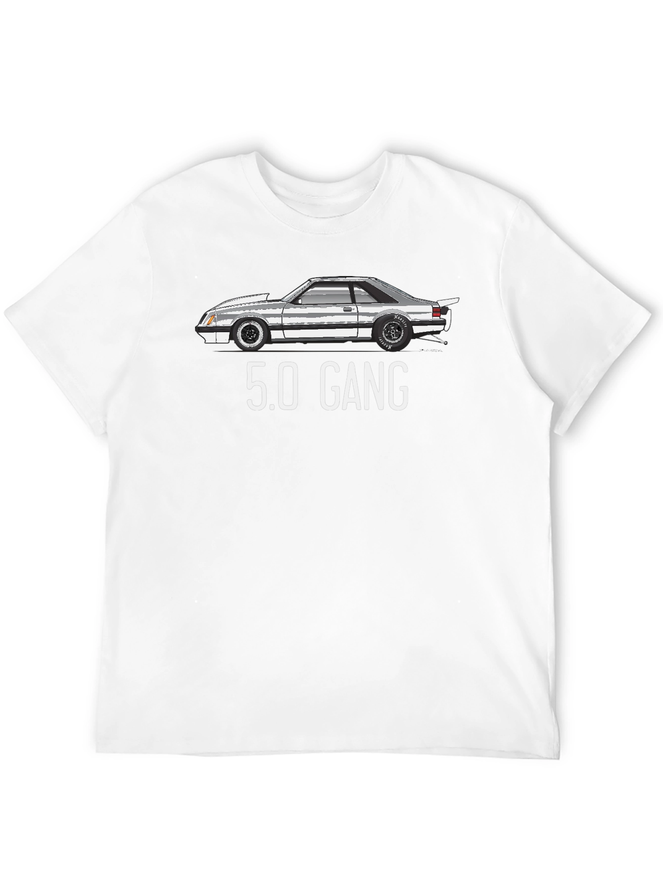 5.0 Gang Graphic T-Shirt - Classic Car Enthusiast Apparel