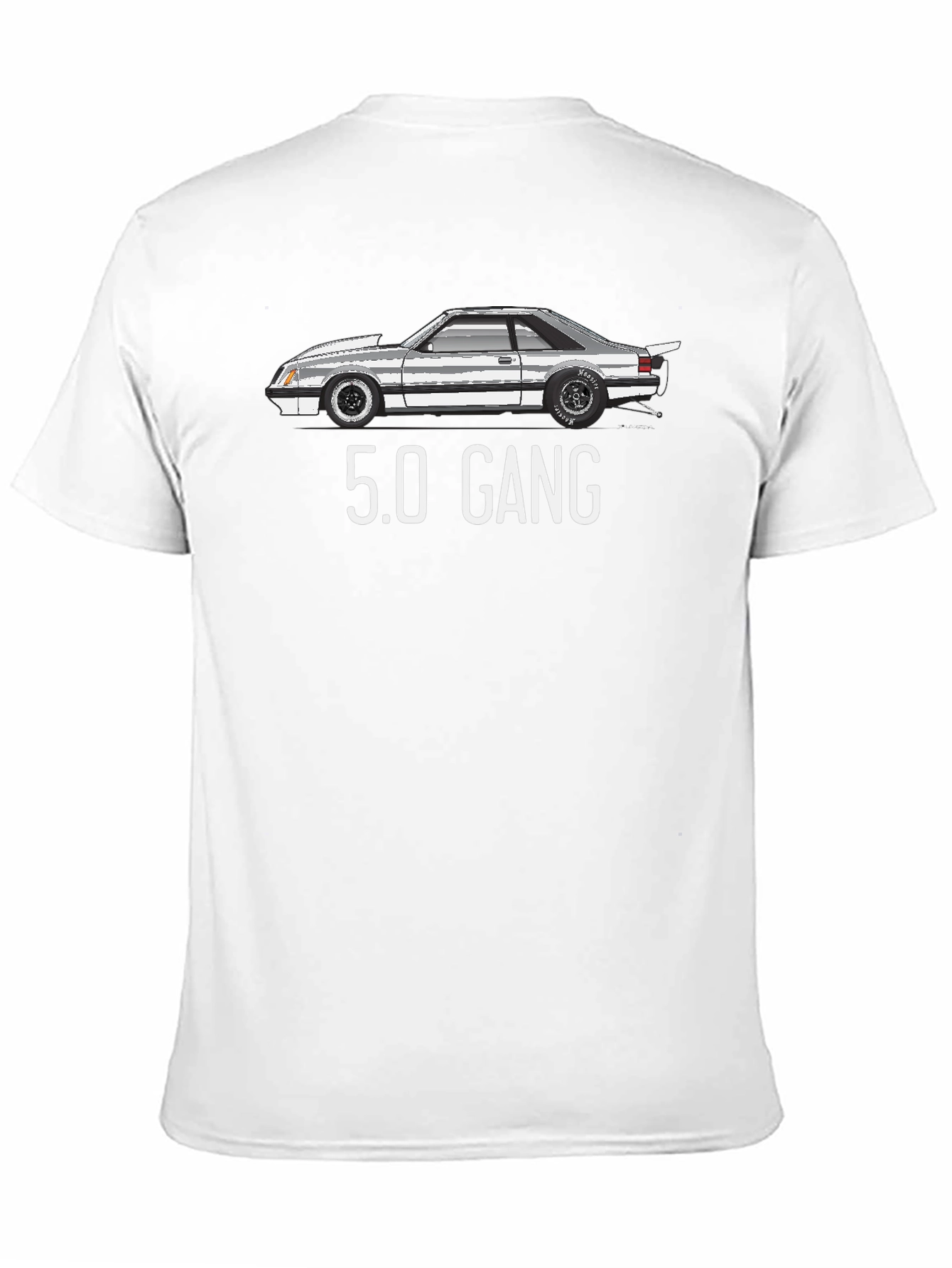 5.0 Gang Graphic T-Shirt - Classic Car Enthusiast Apparel