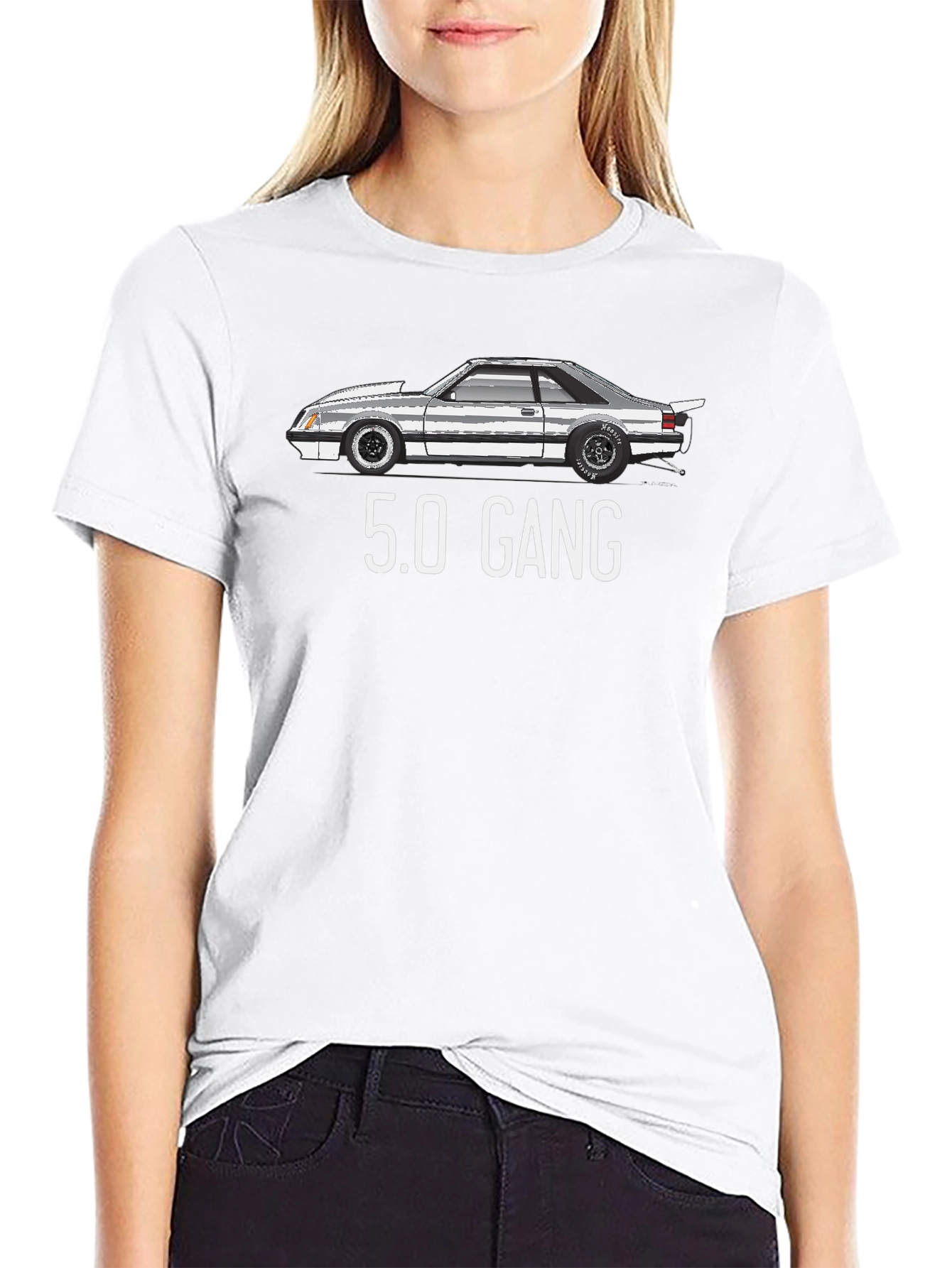 5.0 Gang Graphic T-Shirt - Classic Car Enthusiast Apparel