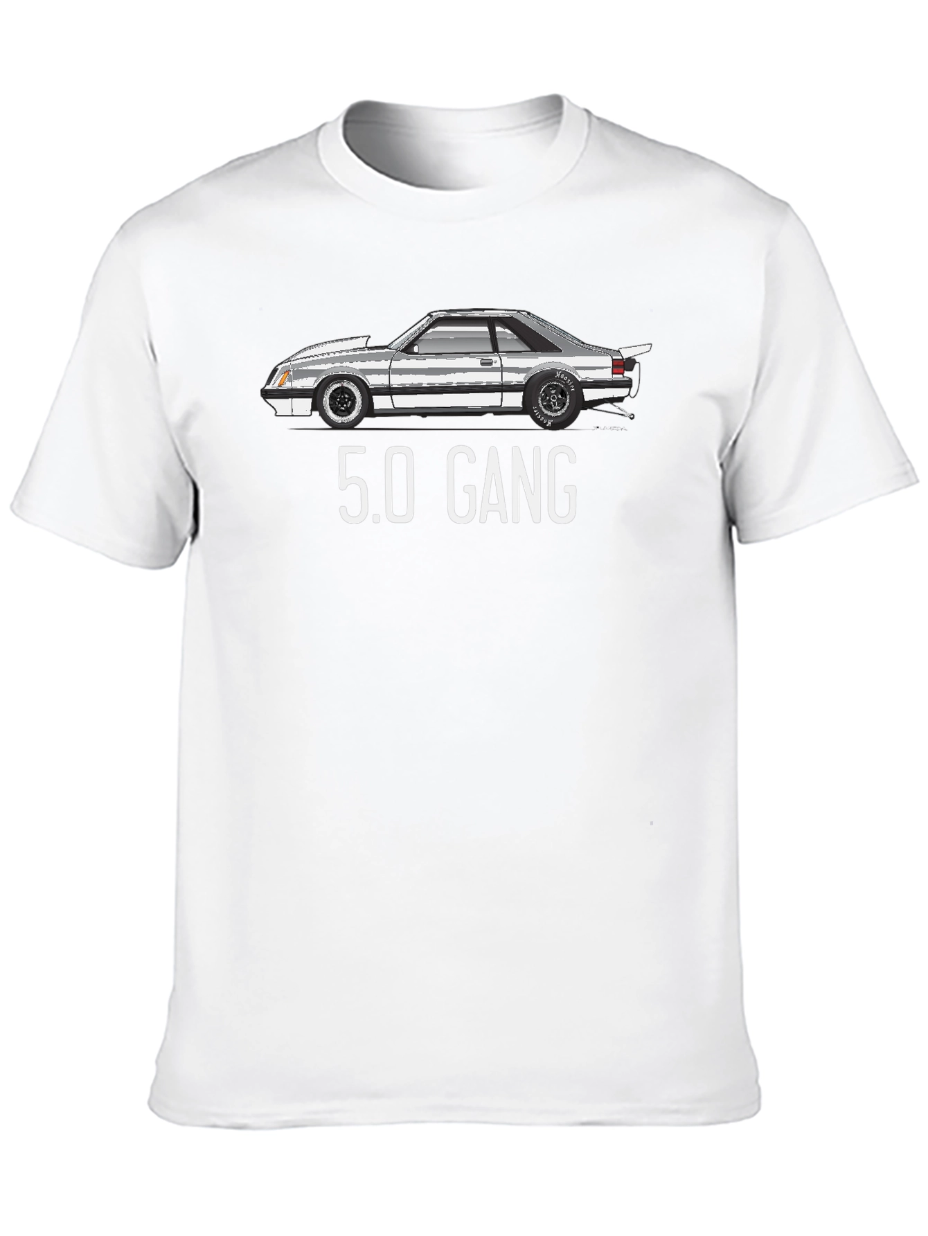 5.0 Gang Graphic T-Shirt - Classic Car Enthusiast Apparel