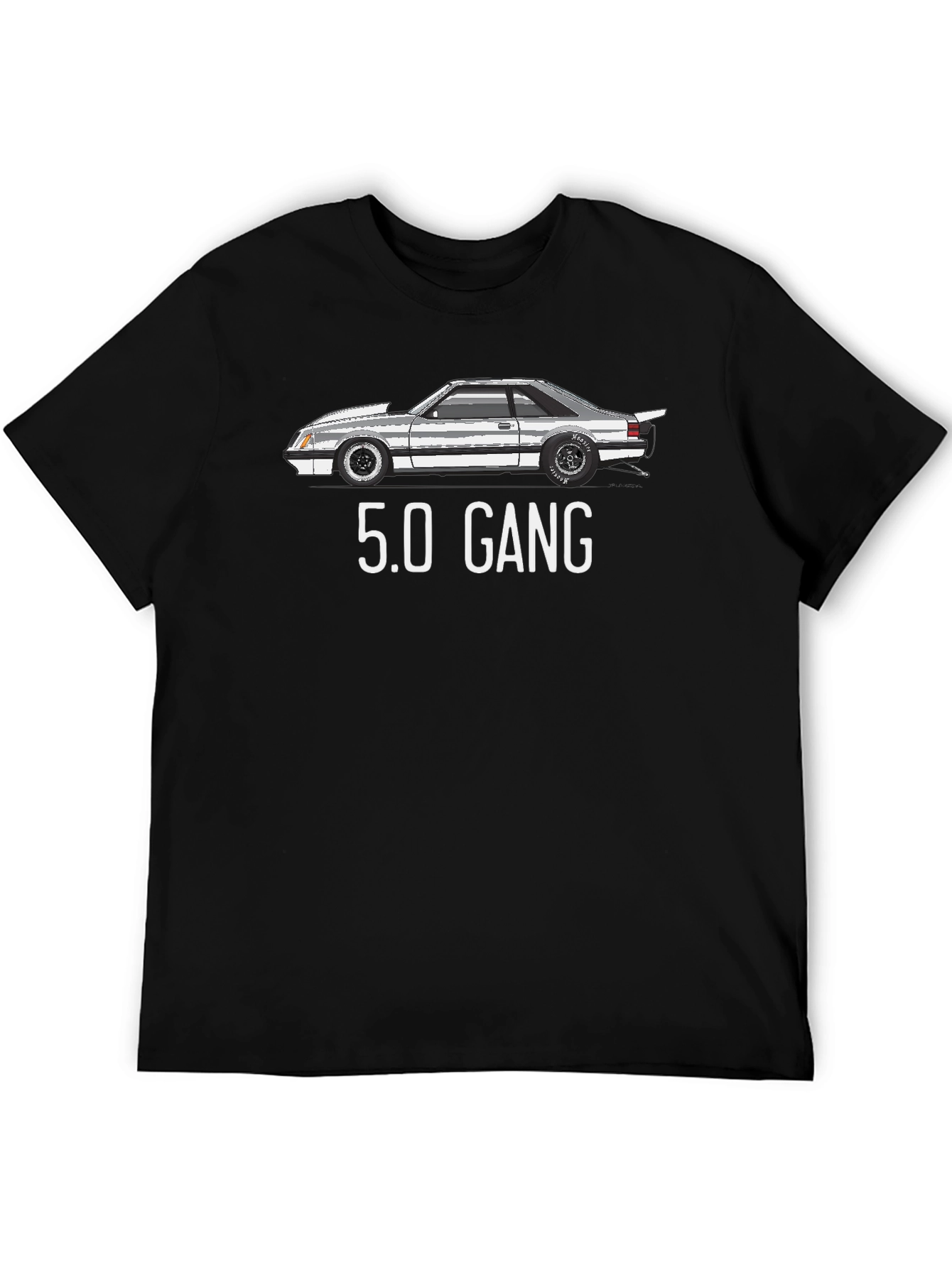 5.0 Gang Graphic T-Shirt - Classic Car Enthusiast Apparel