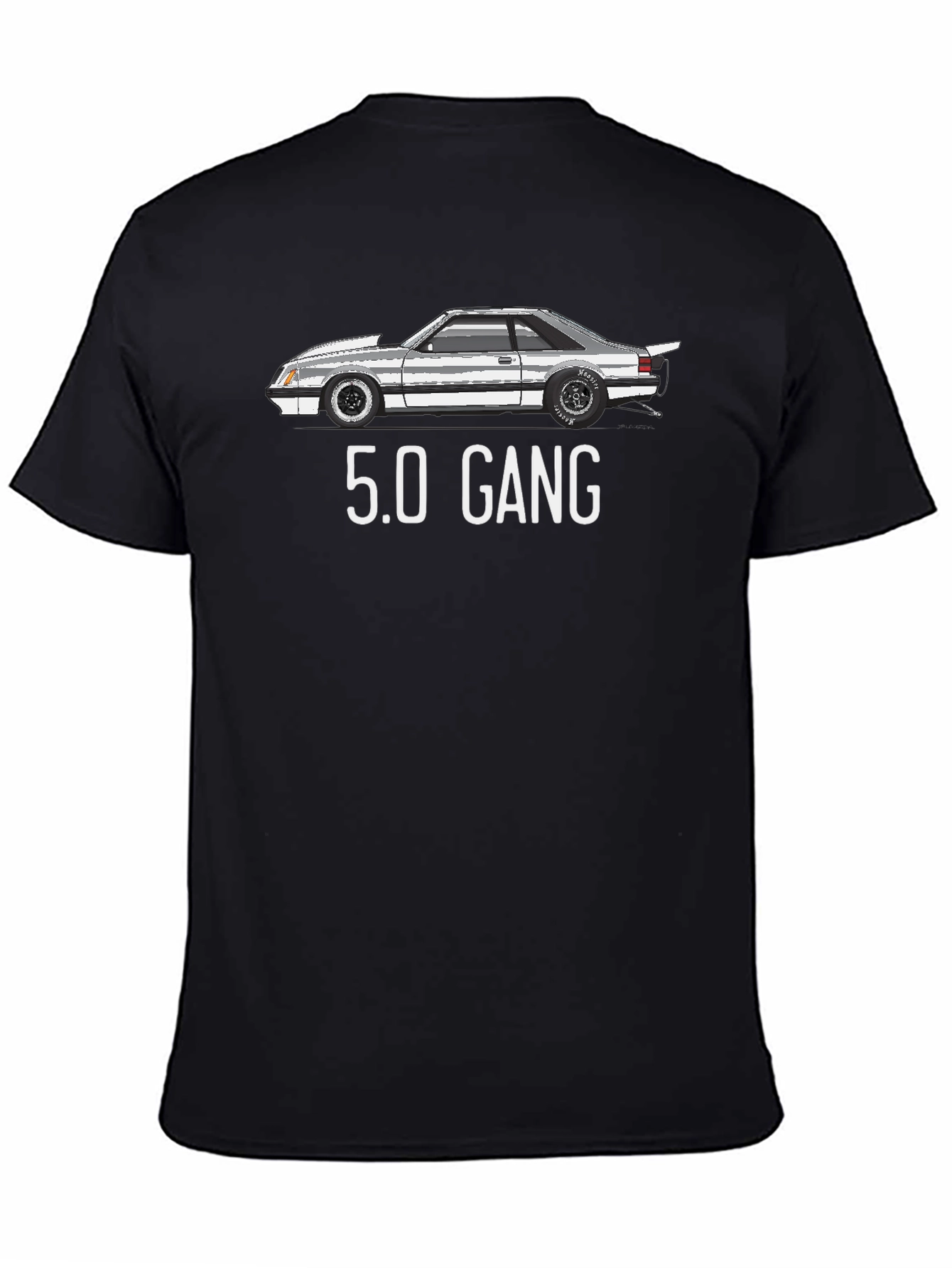 5.0 Gang Graphic T-Shirt - Classic Car Enthusiast Apparel