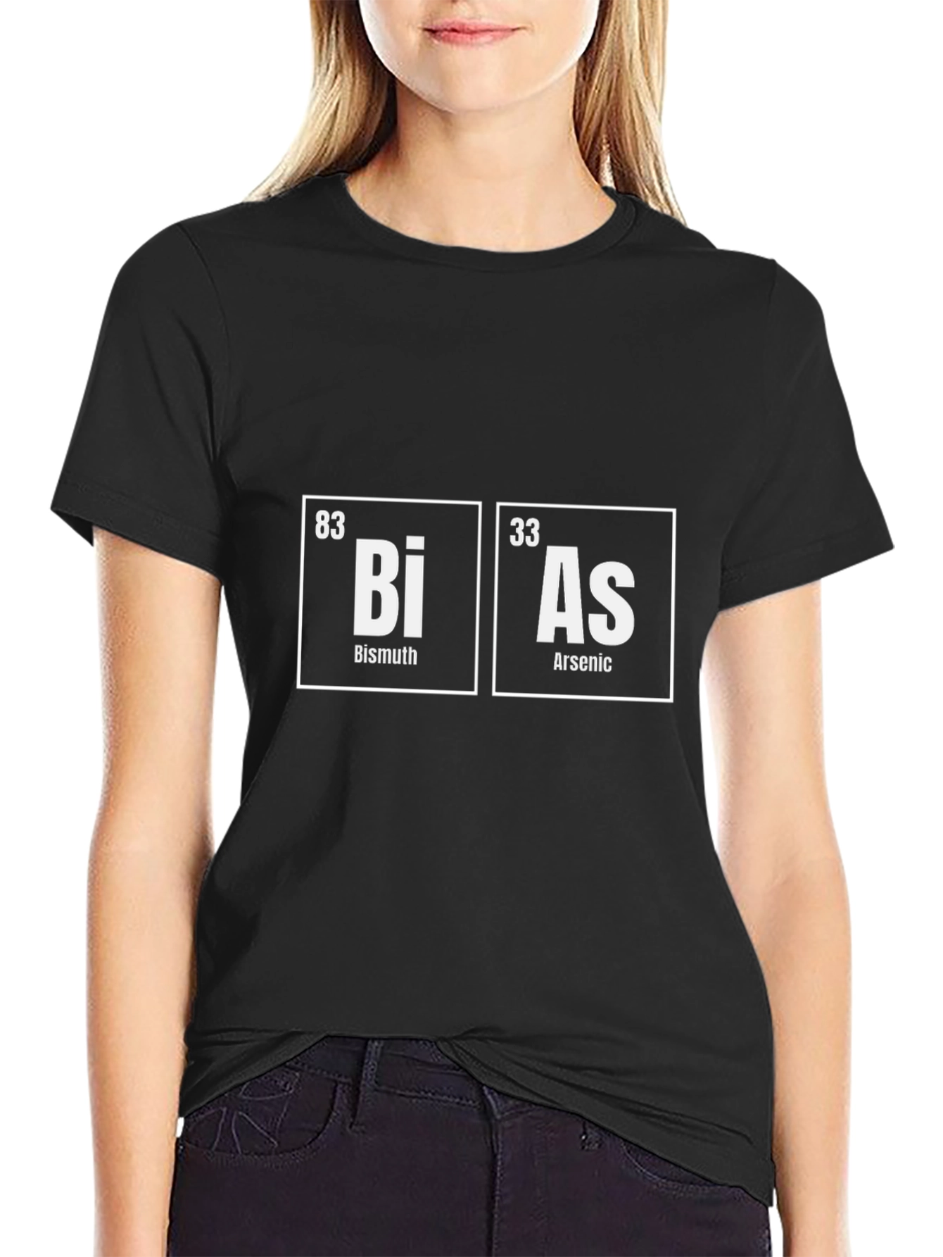 Bismuth Arsenic Periodic Table Funny Science T-Shirt
