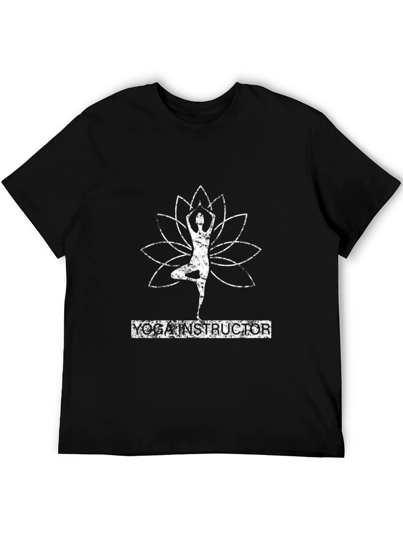 Yoga Instructor Black Graphic Tee