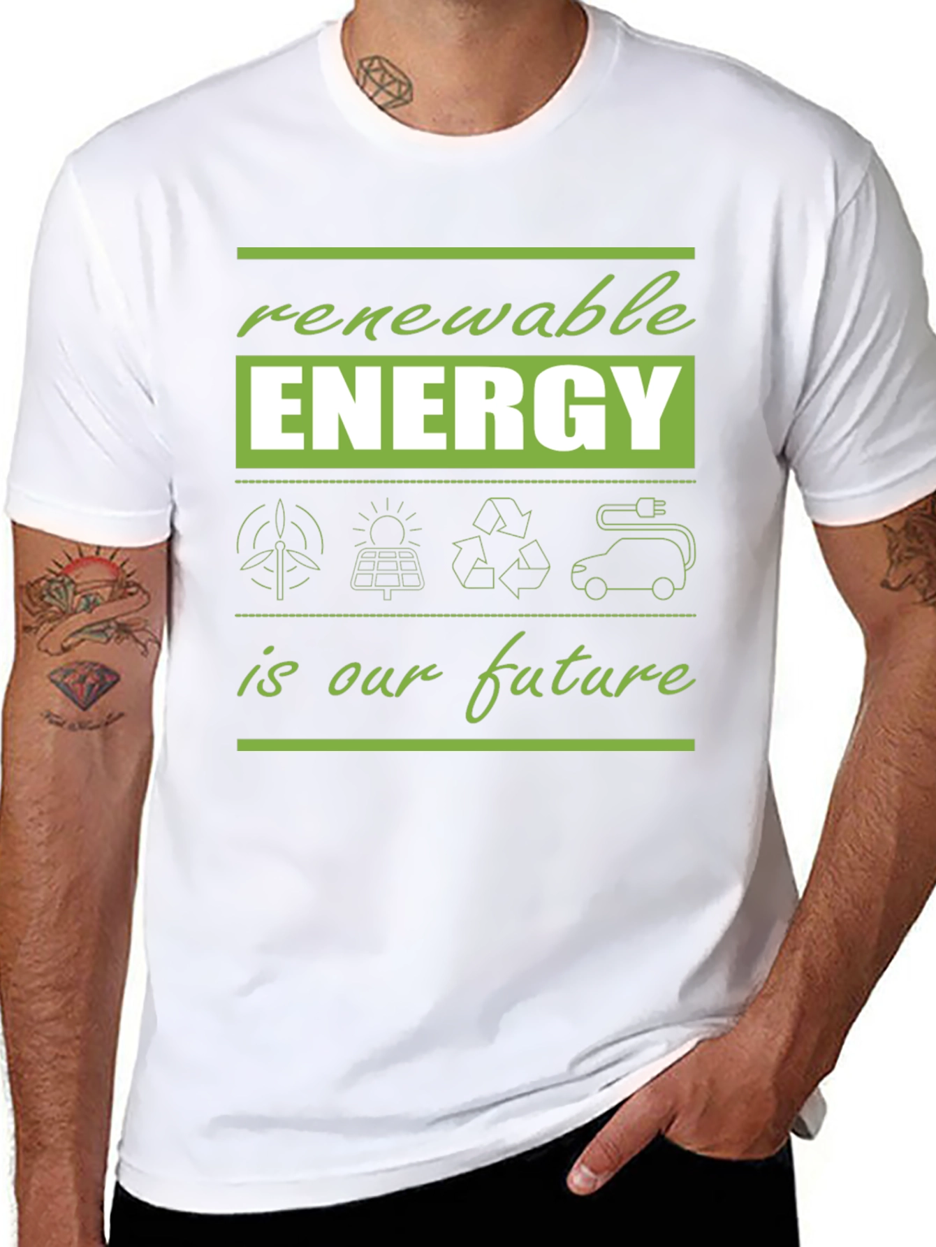 Renewable Energy T-Shirt - Future Eco-Friendly Tee