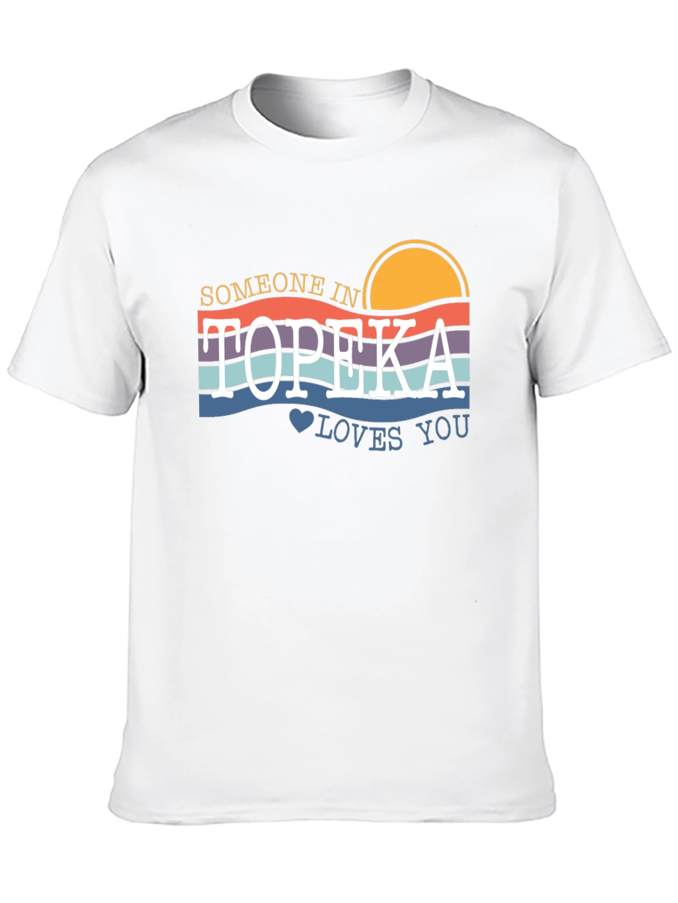 Topeka Loves You Graphic T-Shirt - Retro Style