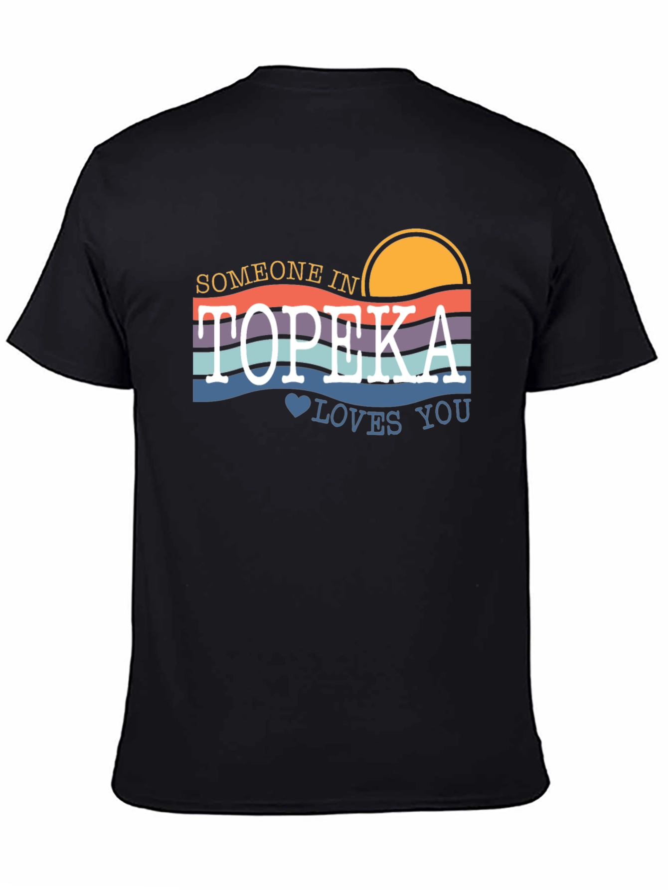 Topeka Loves You Graphic T-Shirt - Retro Style
