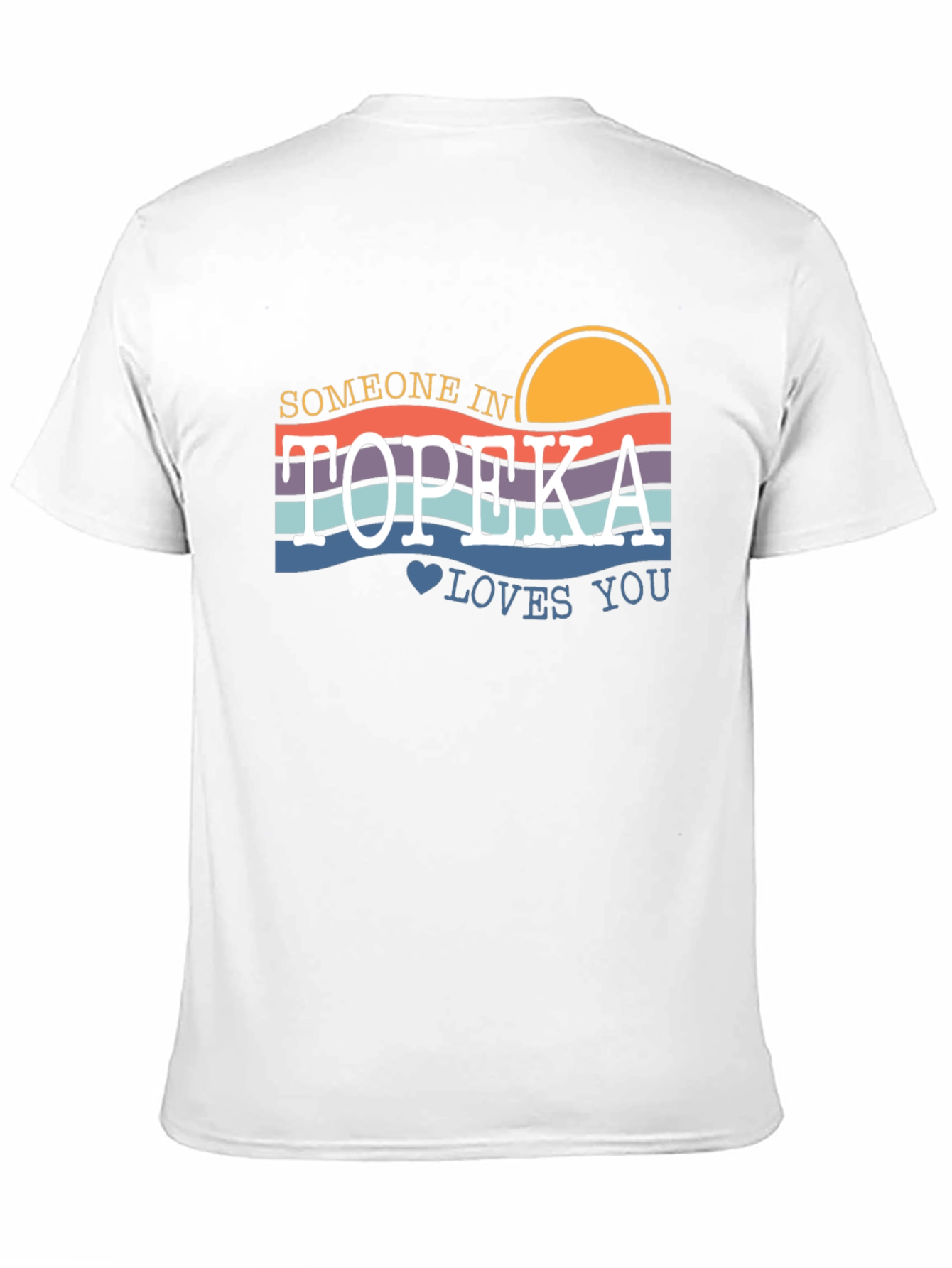 Topeka Loves You Graphic T-Shirt - Retro Style