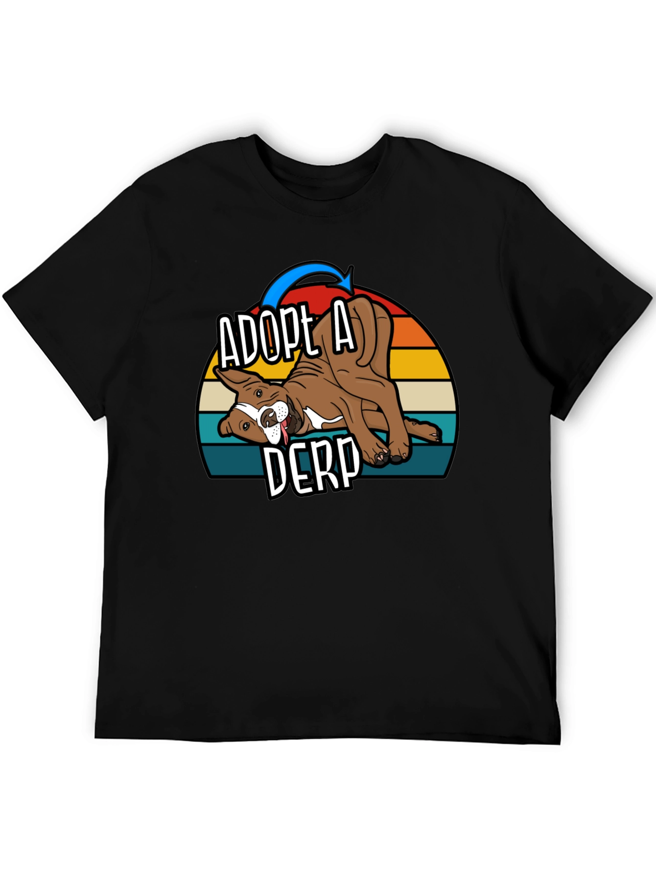 Adopt A Derp Dog Graphic T-Shirt