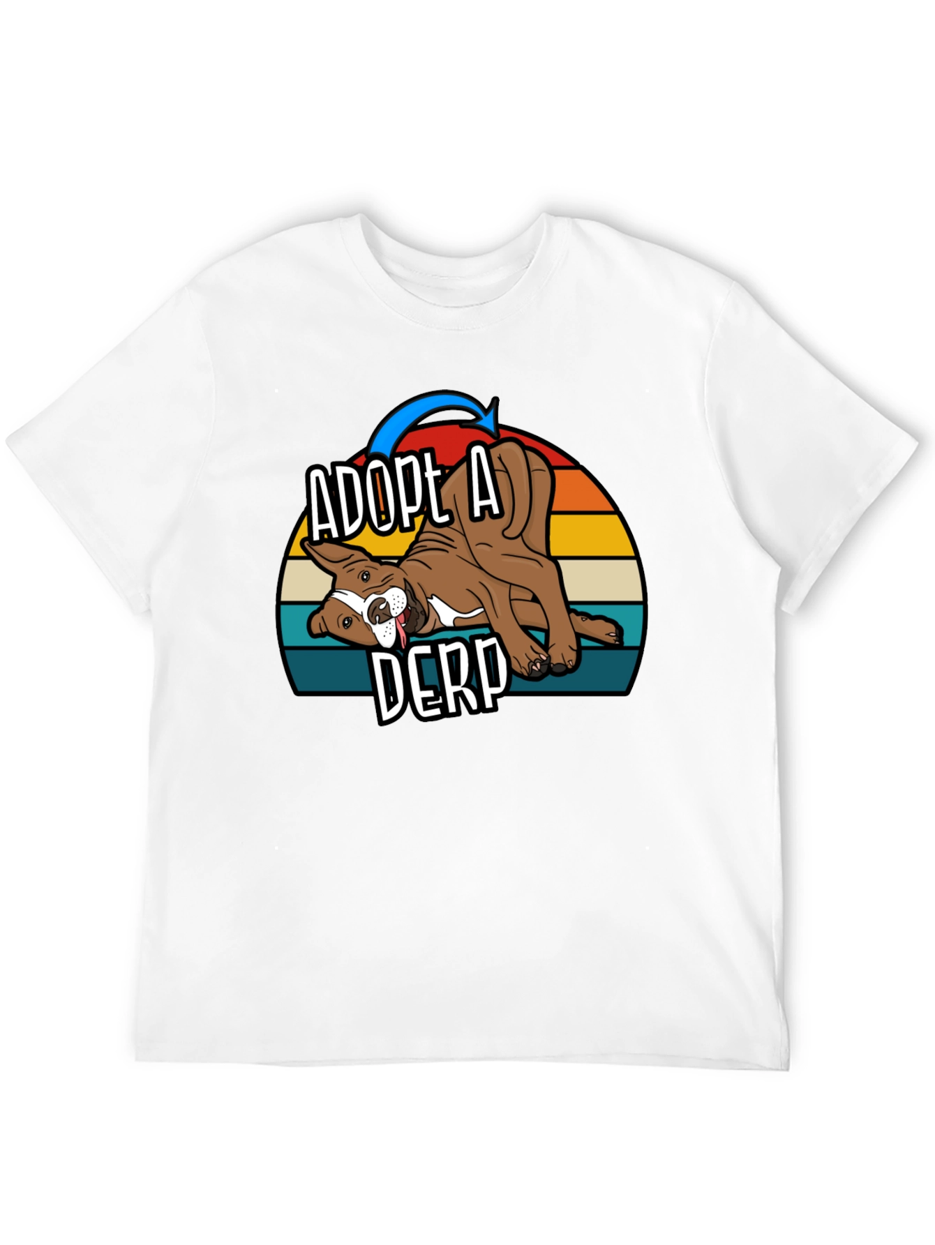 Adopt A Derp Dog Graphic T-Shirt