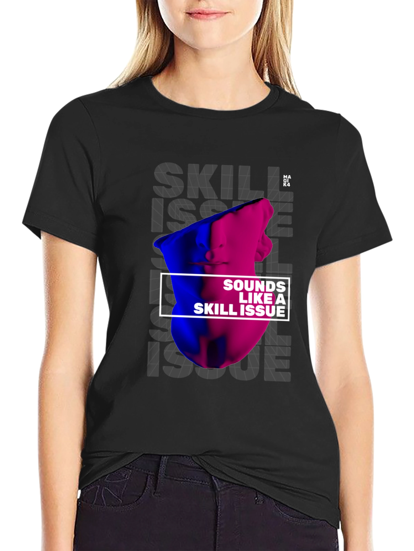Skill Issue Graphic Tee - Modern Streetwear Style