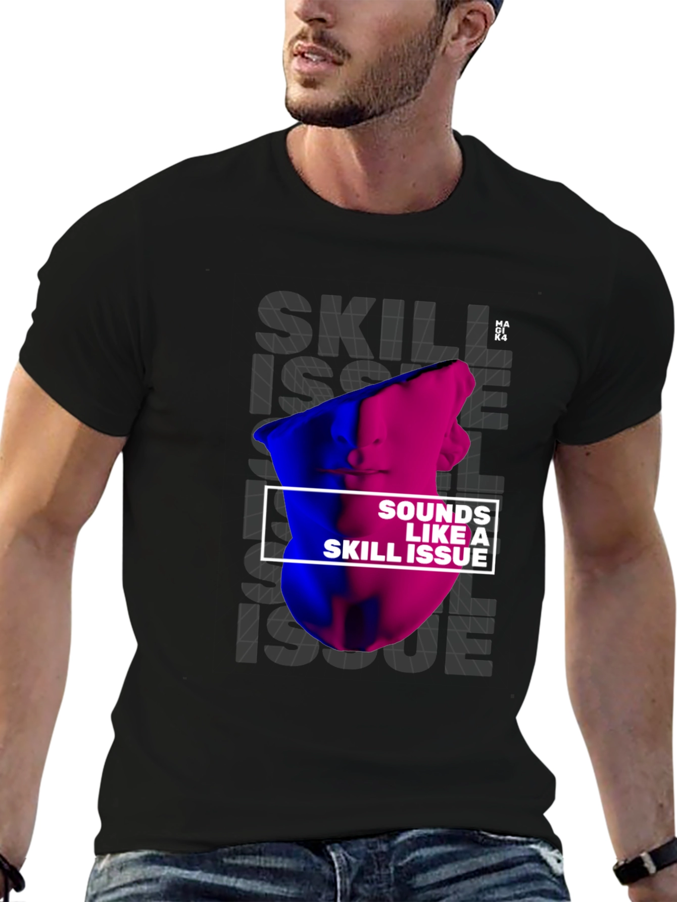 Skill Issue Graphic Tee - Modern Streetwear Style