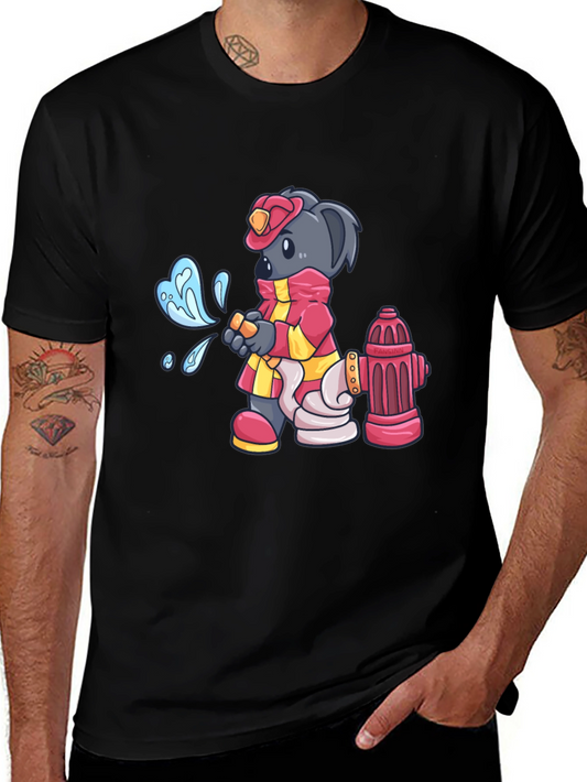 Firefighter Koala Bear T-Shirt