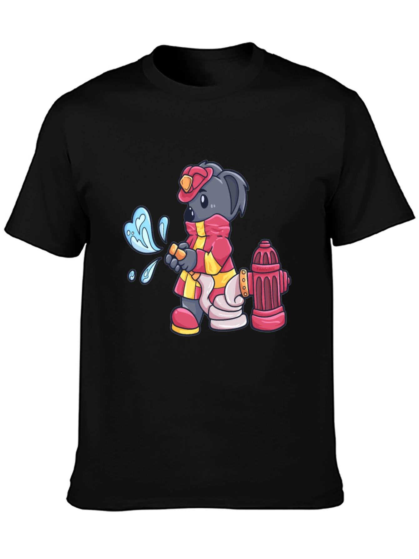 Firefighter Koala Bear T-Shirt