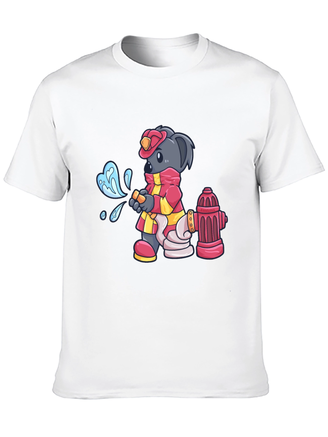 Firefighter Koala Bear T-Shirt