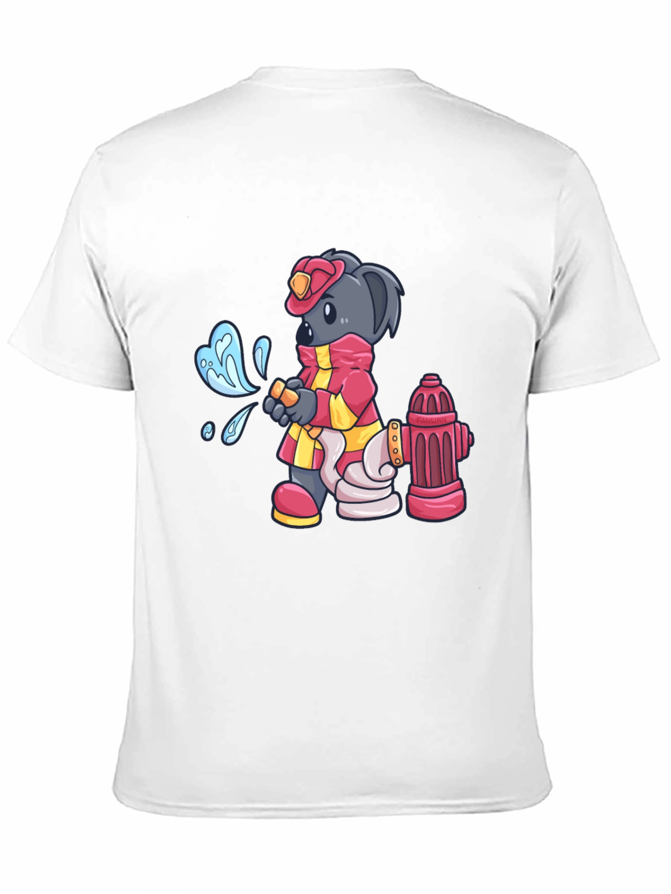 Firefighter Koala Bear T-Shirt