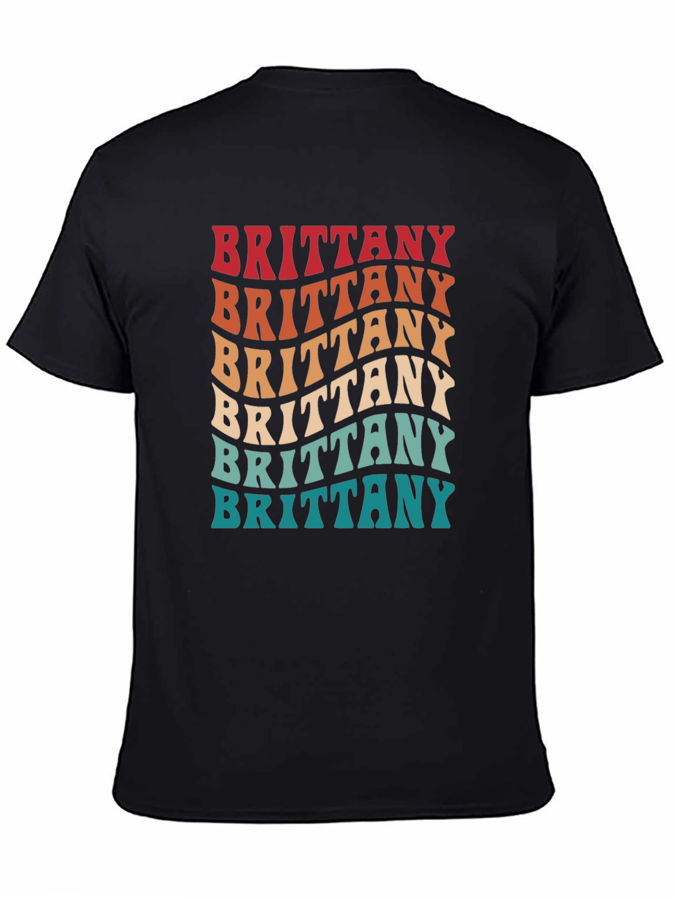 Retro Brittany Name T-Shirt
