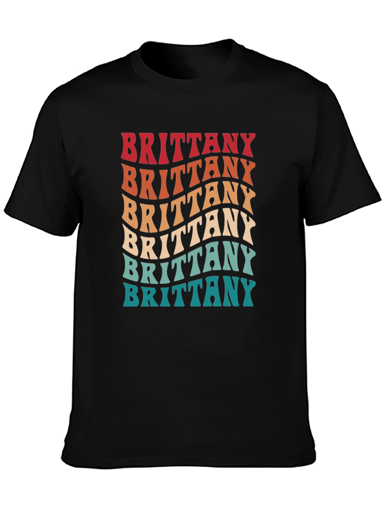 Retro Brittany Name T-Shirt
