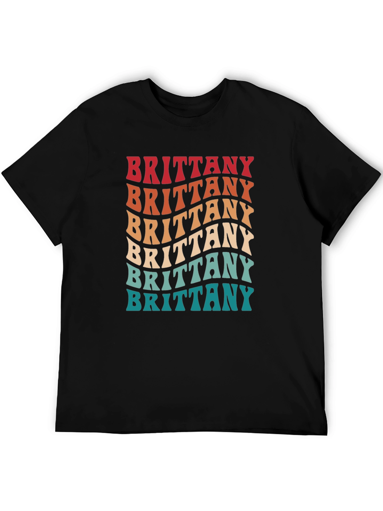 Retro Brittany Name T-Shirt