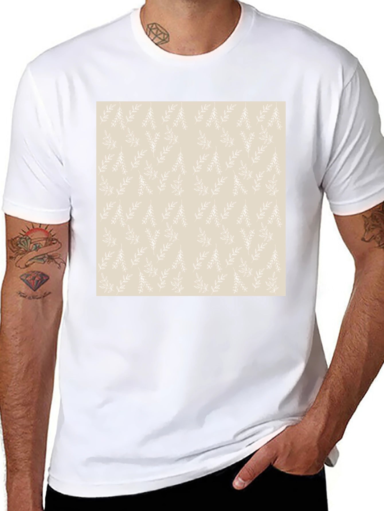 Patterned Tee - Stylish Casual Wear