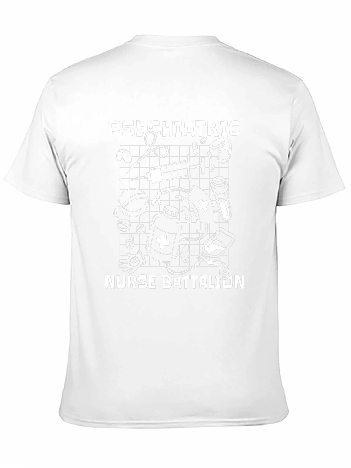 Psychiatric Nurse Battalion Graphic T-Shirt