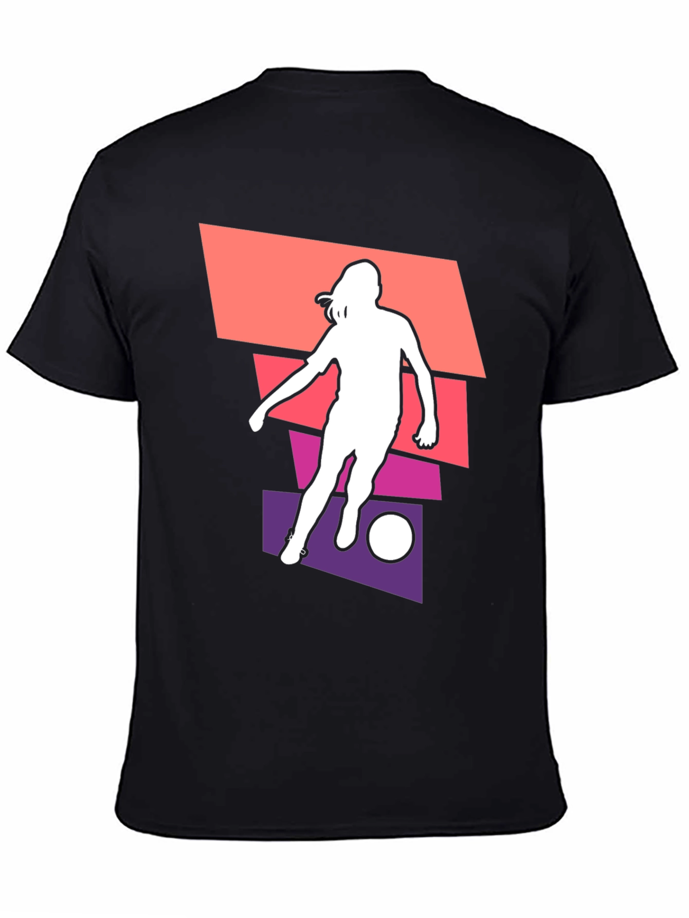 Soccer Silhouette Graphic Tee - Stylish Unisex T-Shirt