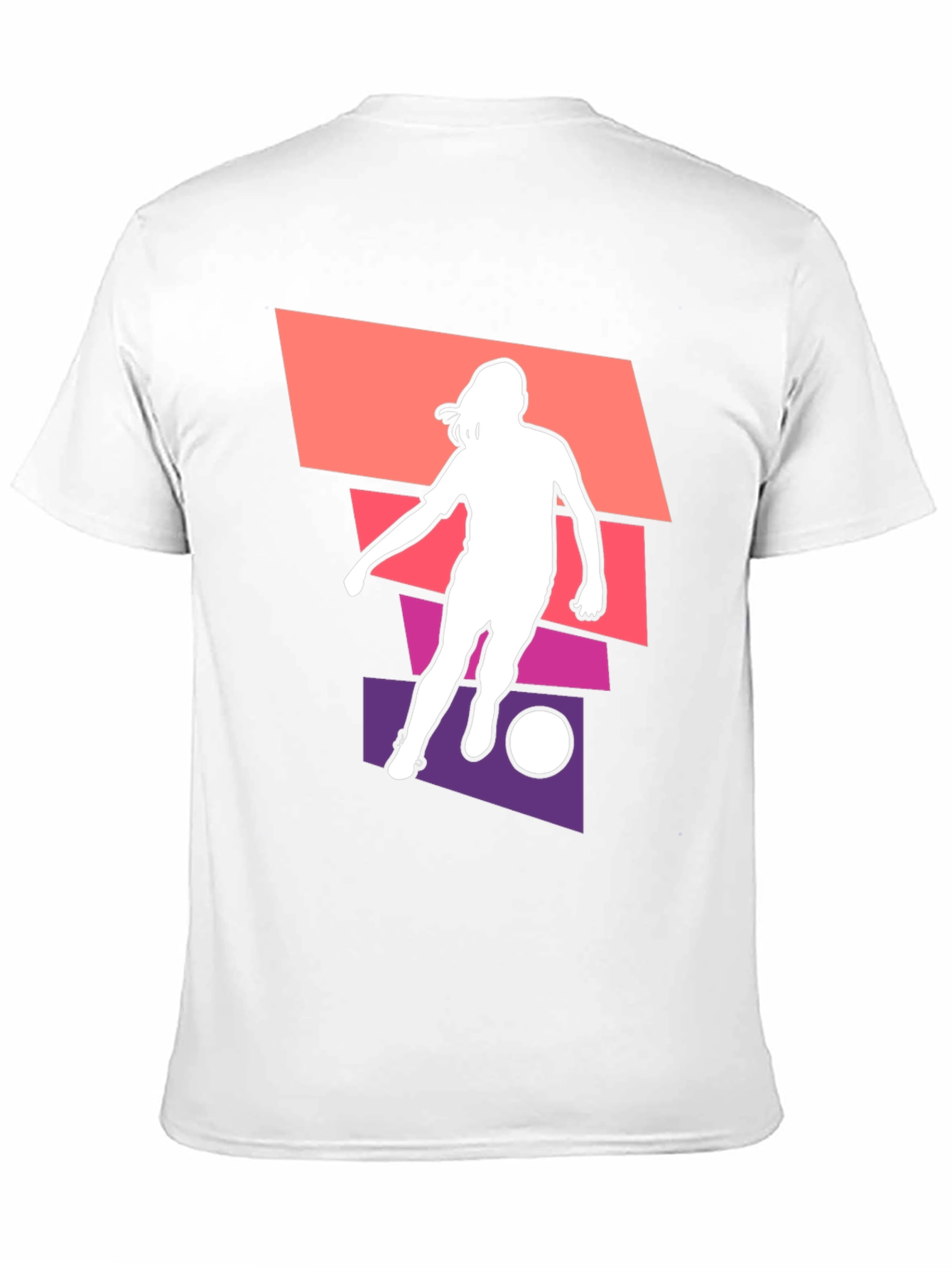 Soccer Silhouette Graphic Tee - Stylish Unisex T-Shirt