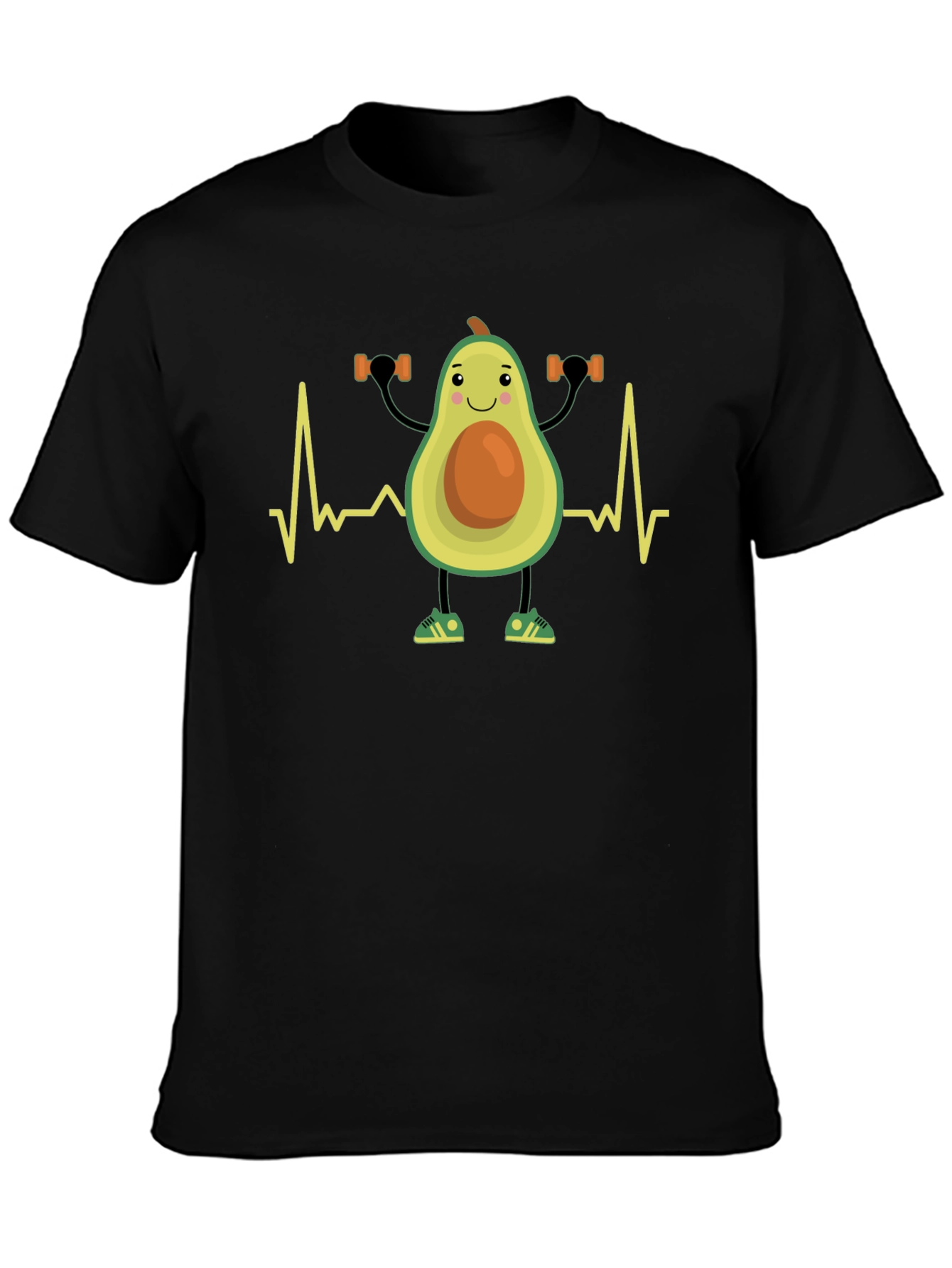 Workout Avocado Tee - Funny Gym Fitness Shirt
