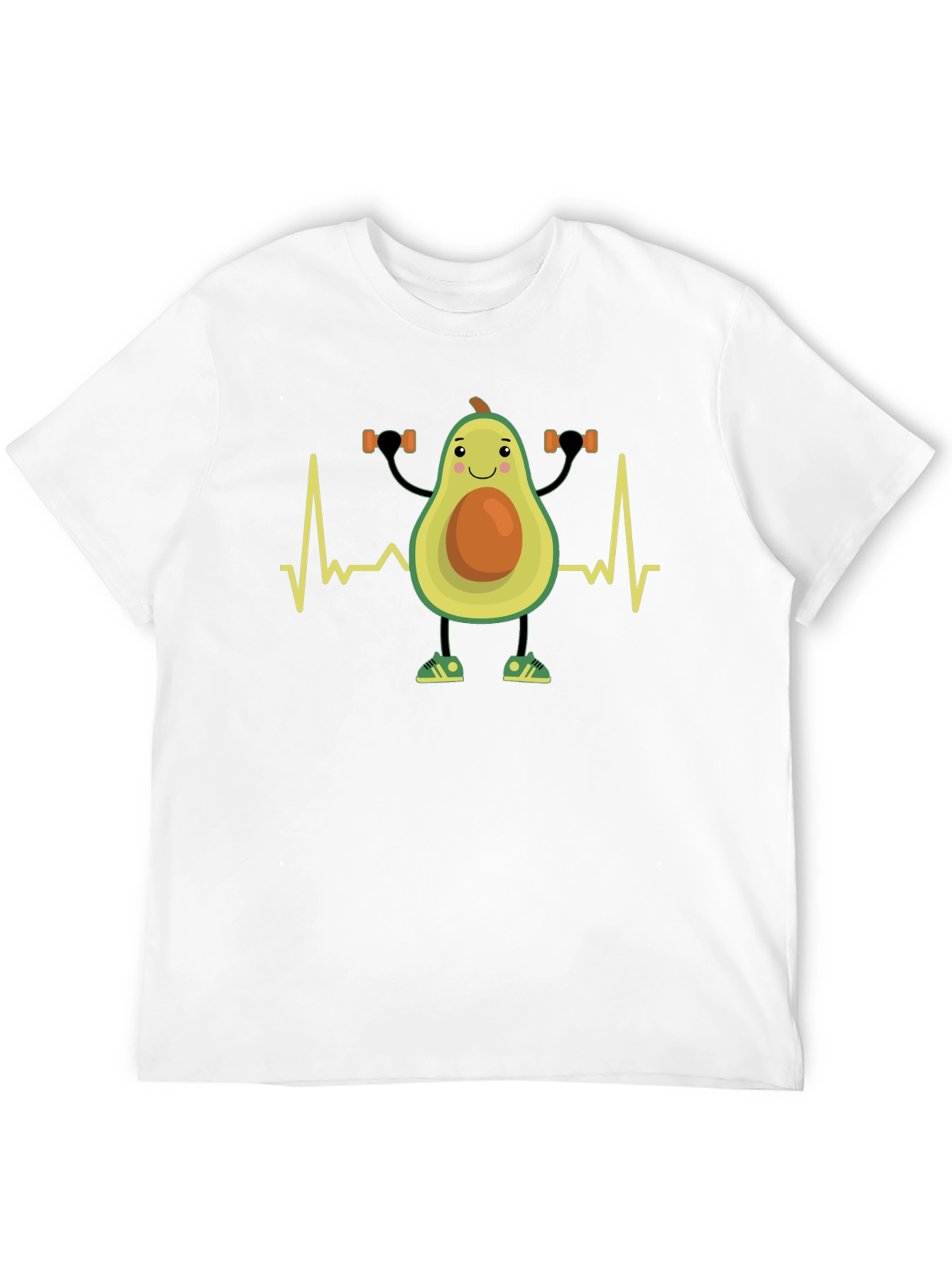 Workout Avocado Tee - Funny Gym Fitness Shirt