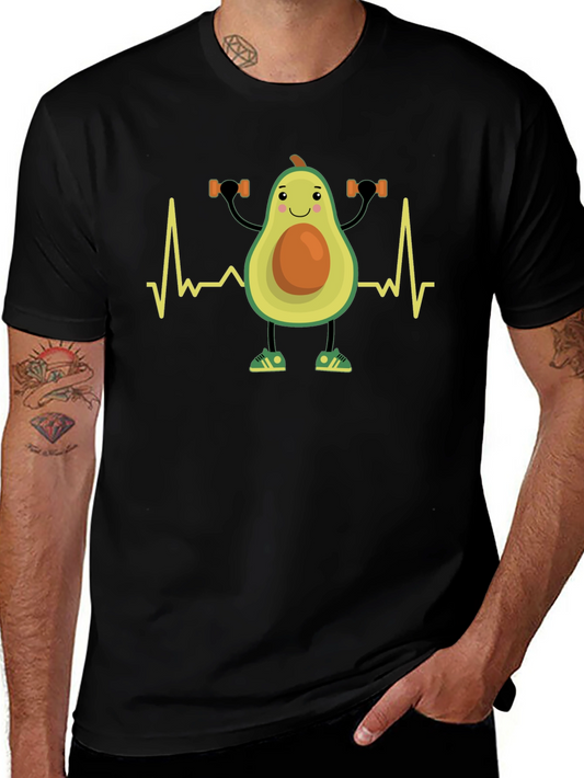 Workout Avocado Tee - Funny Gym Fitness Shirt