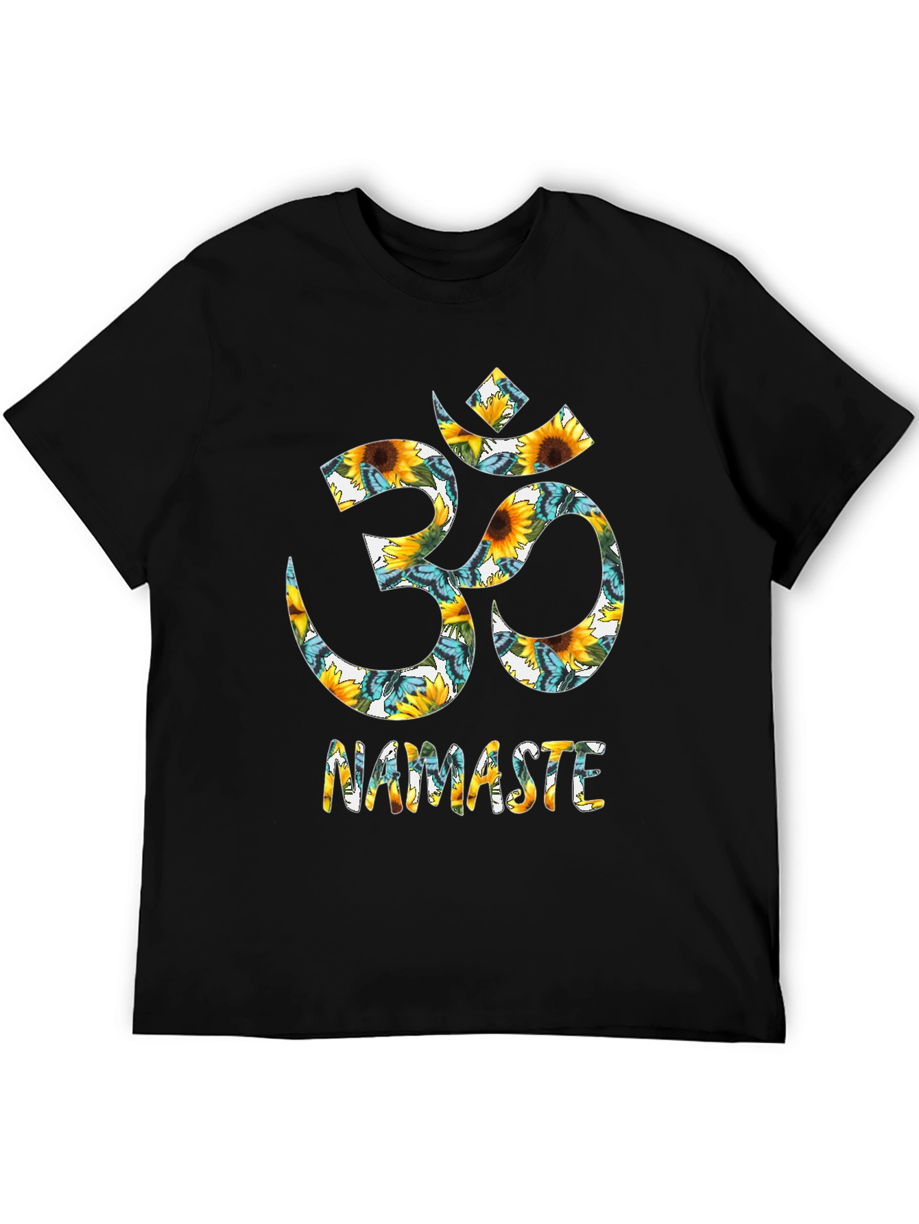 Sunflower Om Namaste T-Shirt