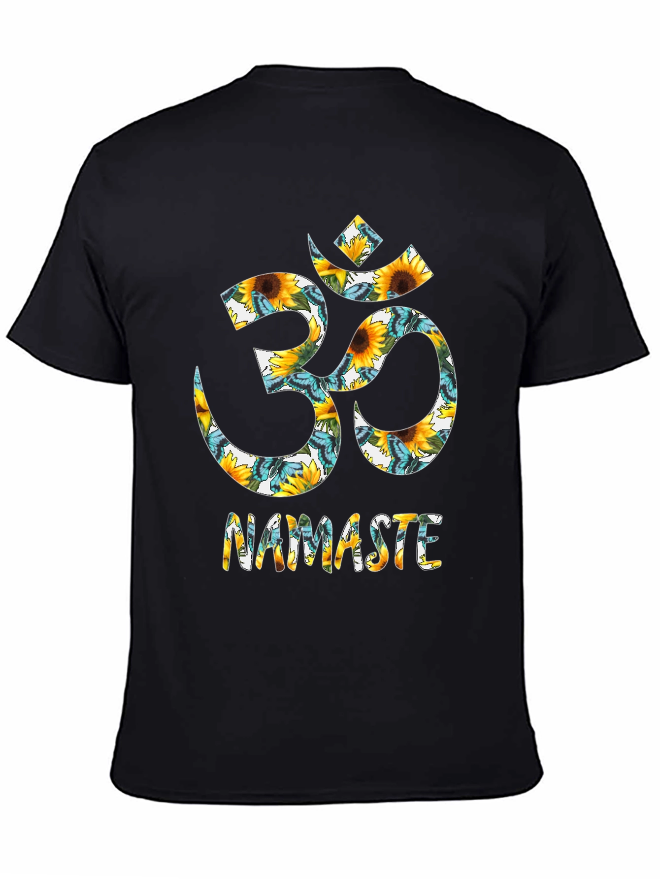 Sunflower Om Namaste T-Shirt