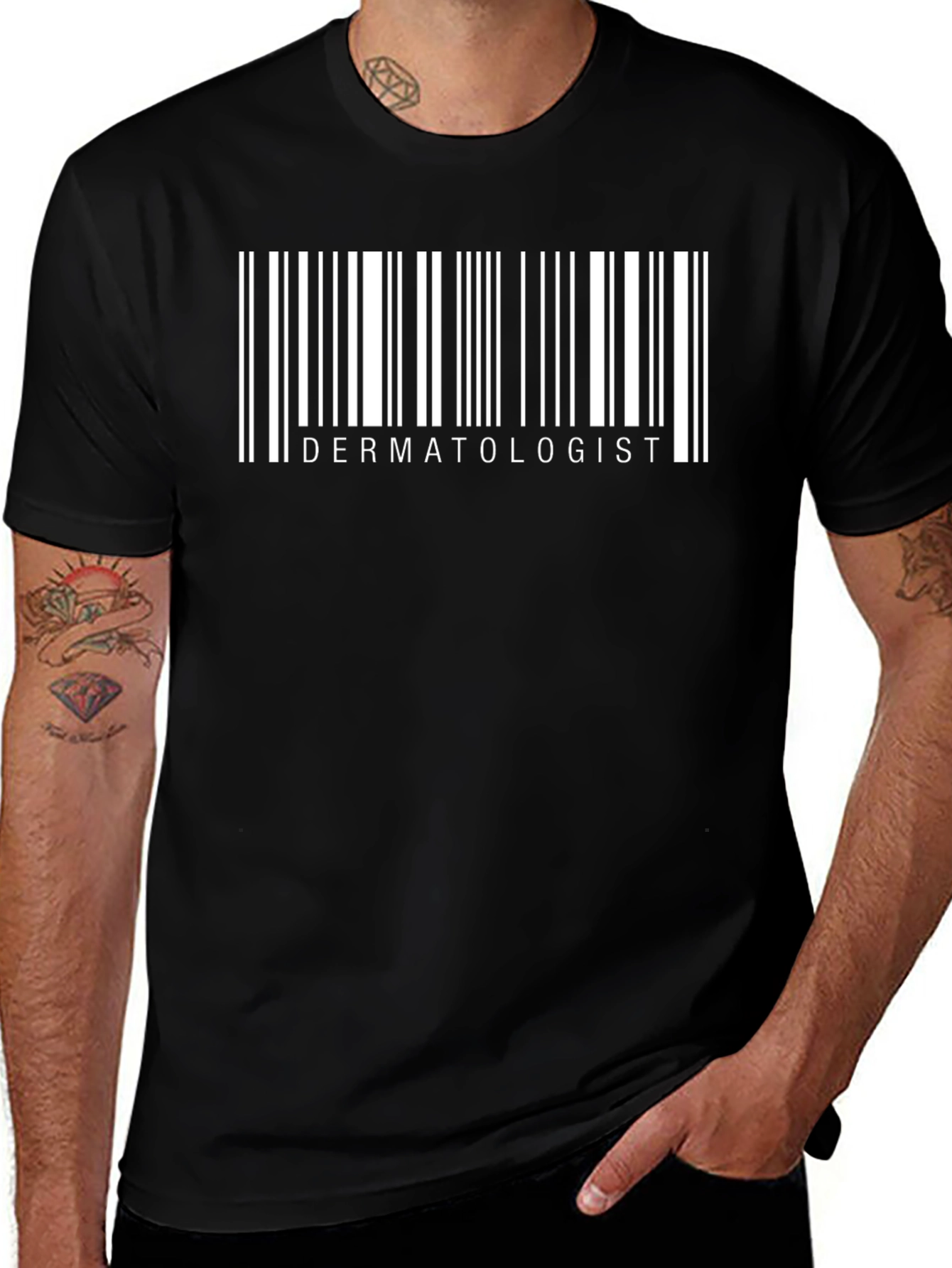Dermatologist Barcode Graphic Novelty T-Shirt