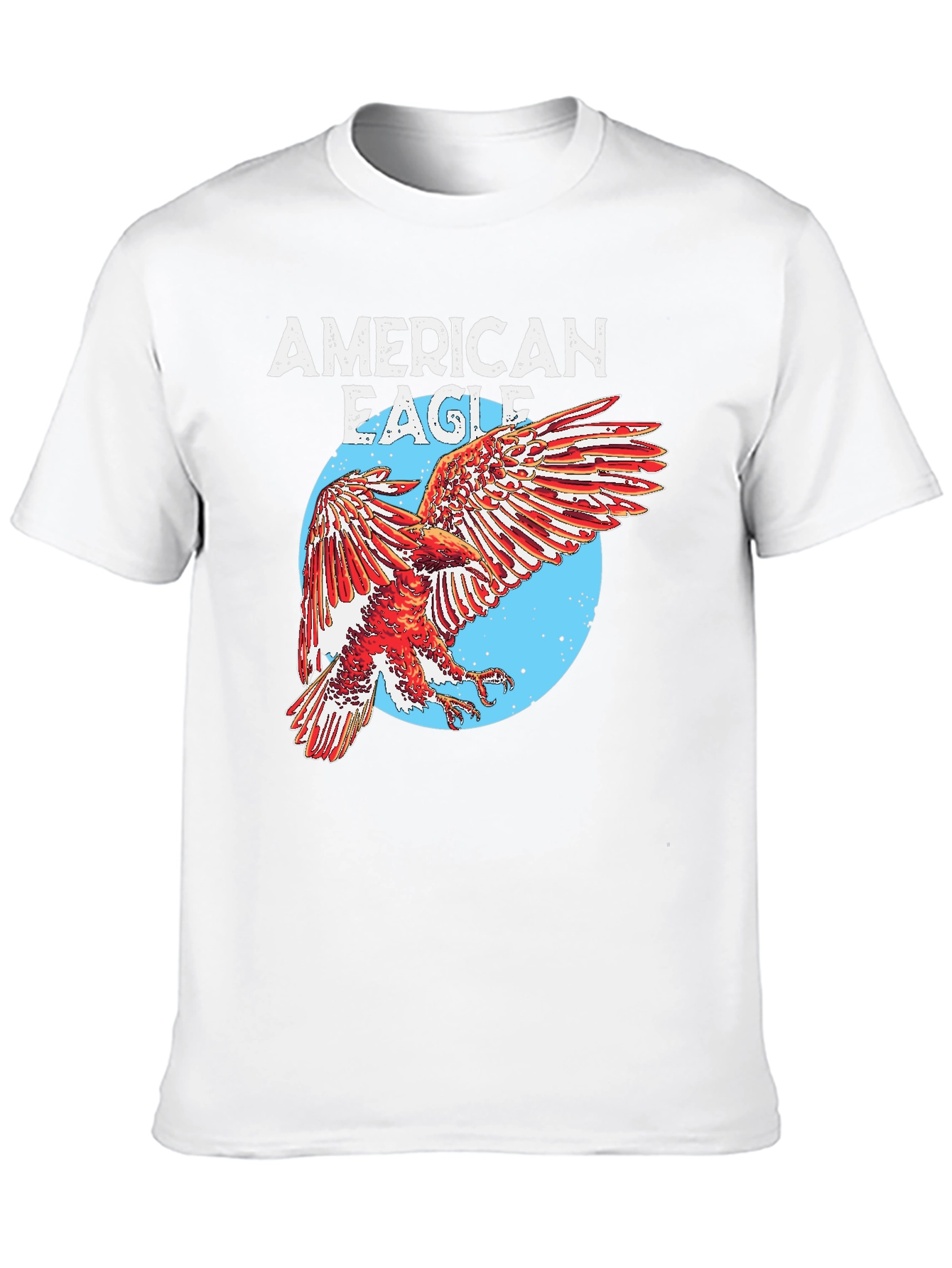 American Eagle Graphic Print Mens T-Shirt