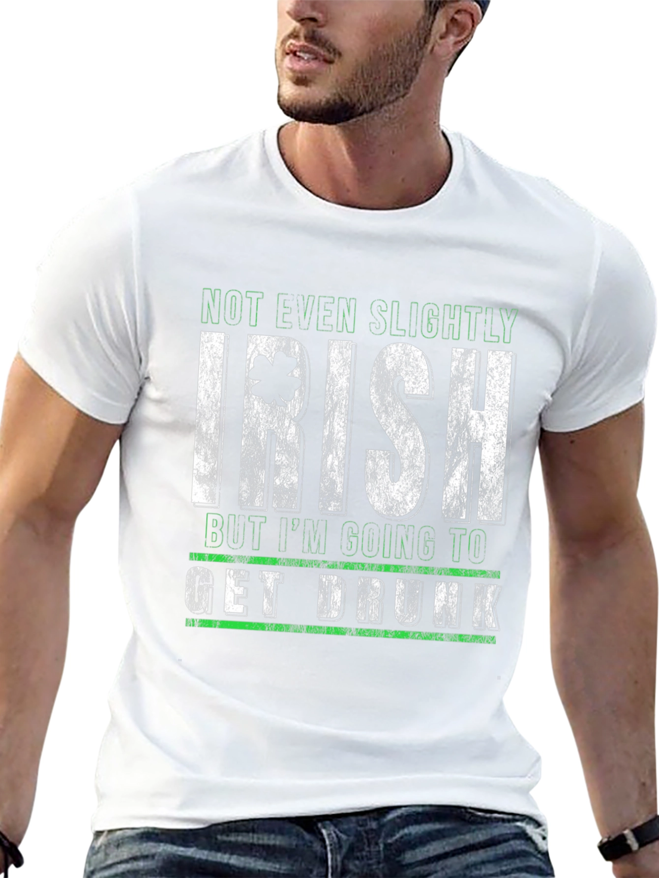 Funny St. Patricks Day Not Even Slightly Irish T-Shirt