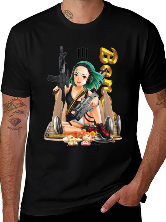 Anime Girl Graphic T-Shirt