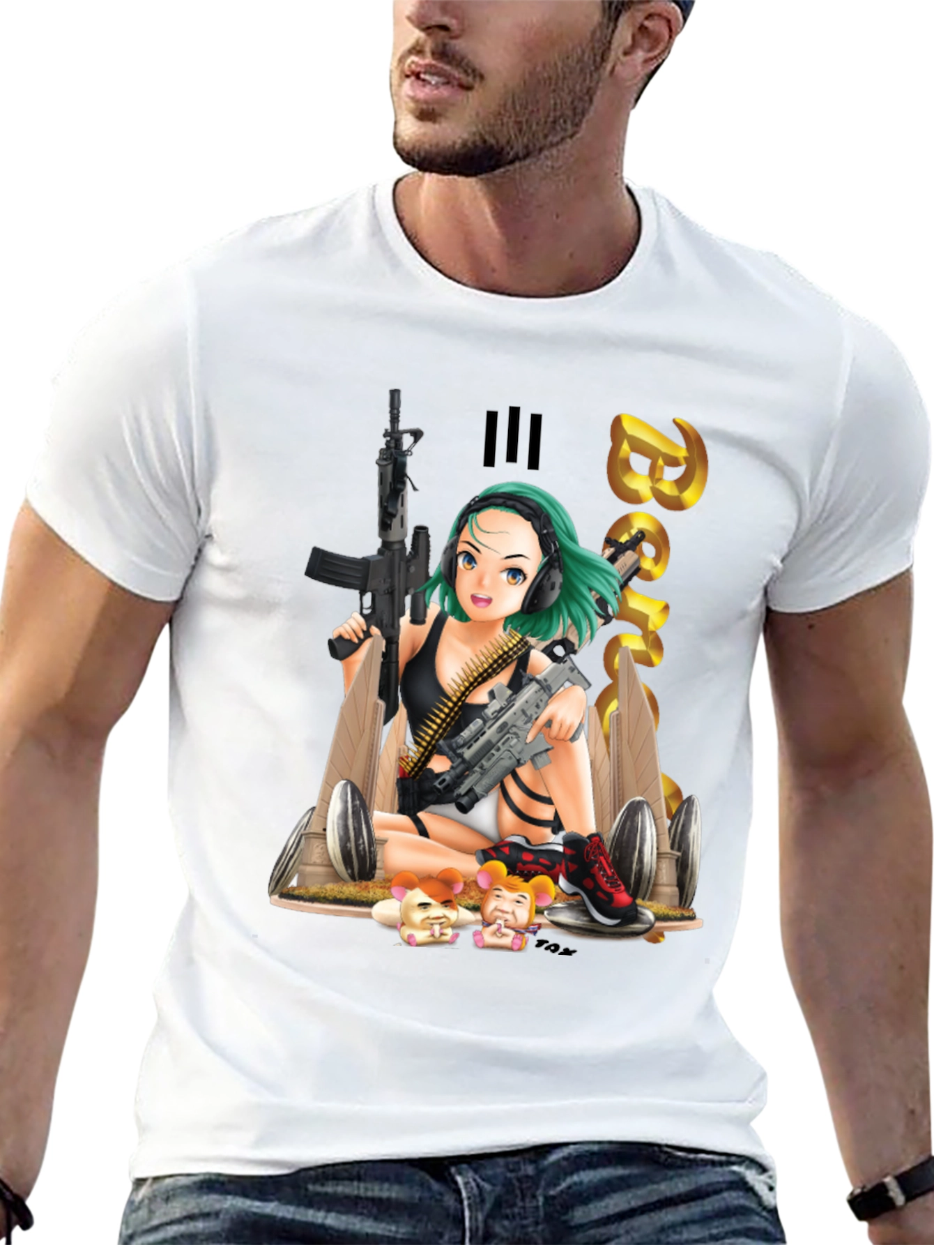 Anime Girl Graphic T-Shirt
