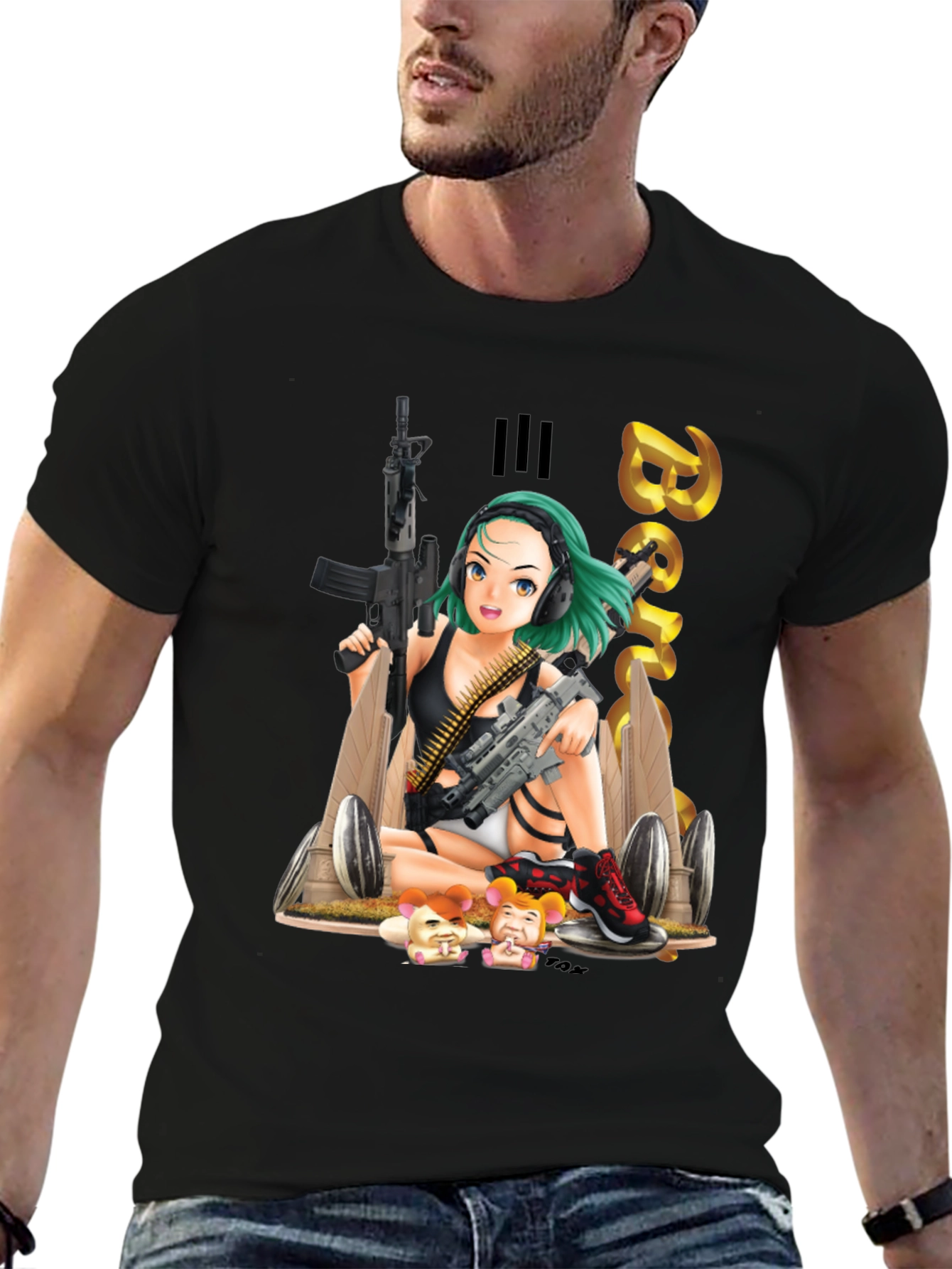 Anime Girl Graphic T-Shirt