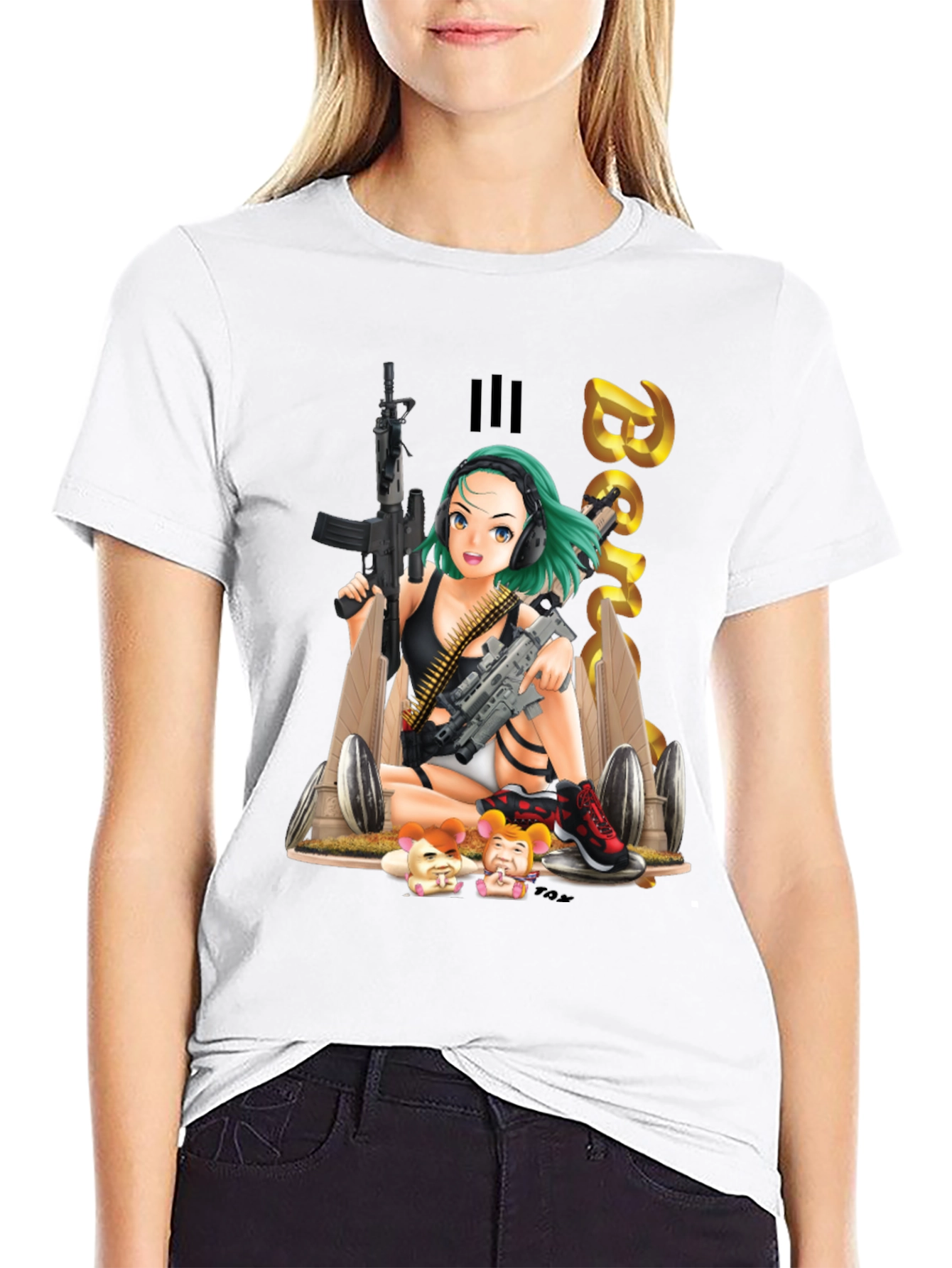 Anime Girl Graphic T-Shirt