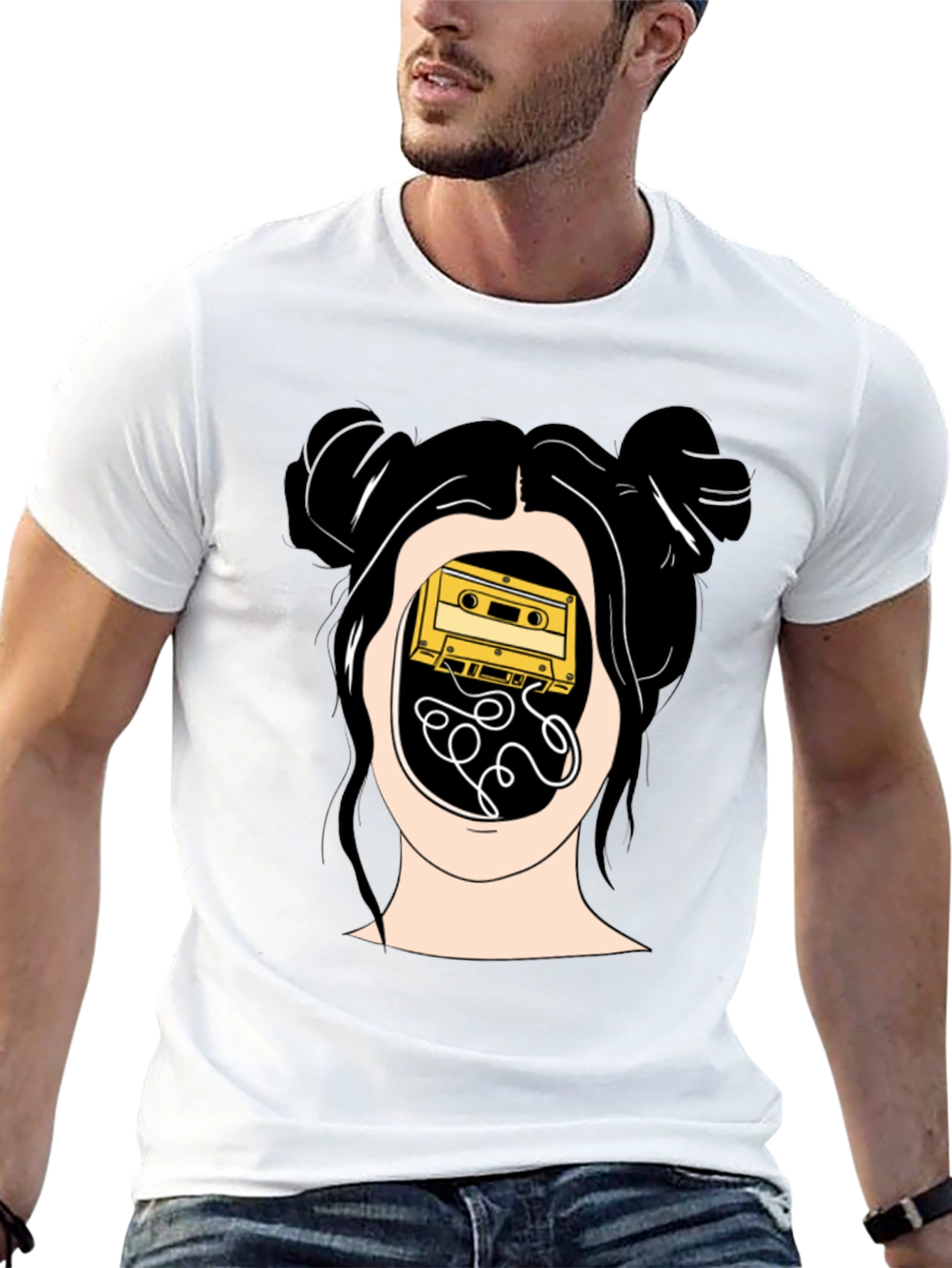 Abstract Cassette Tape Mind T-Shirt
