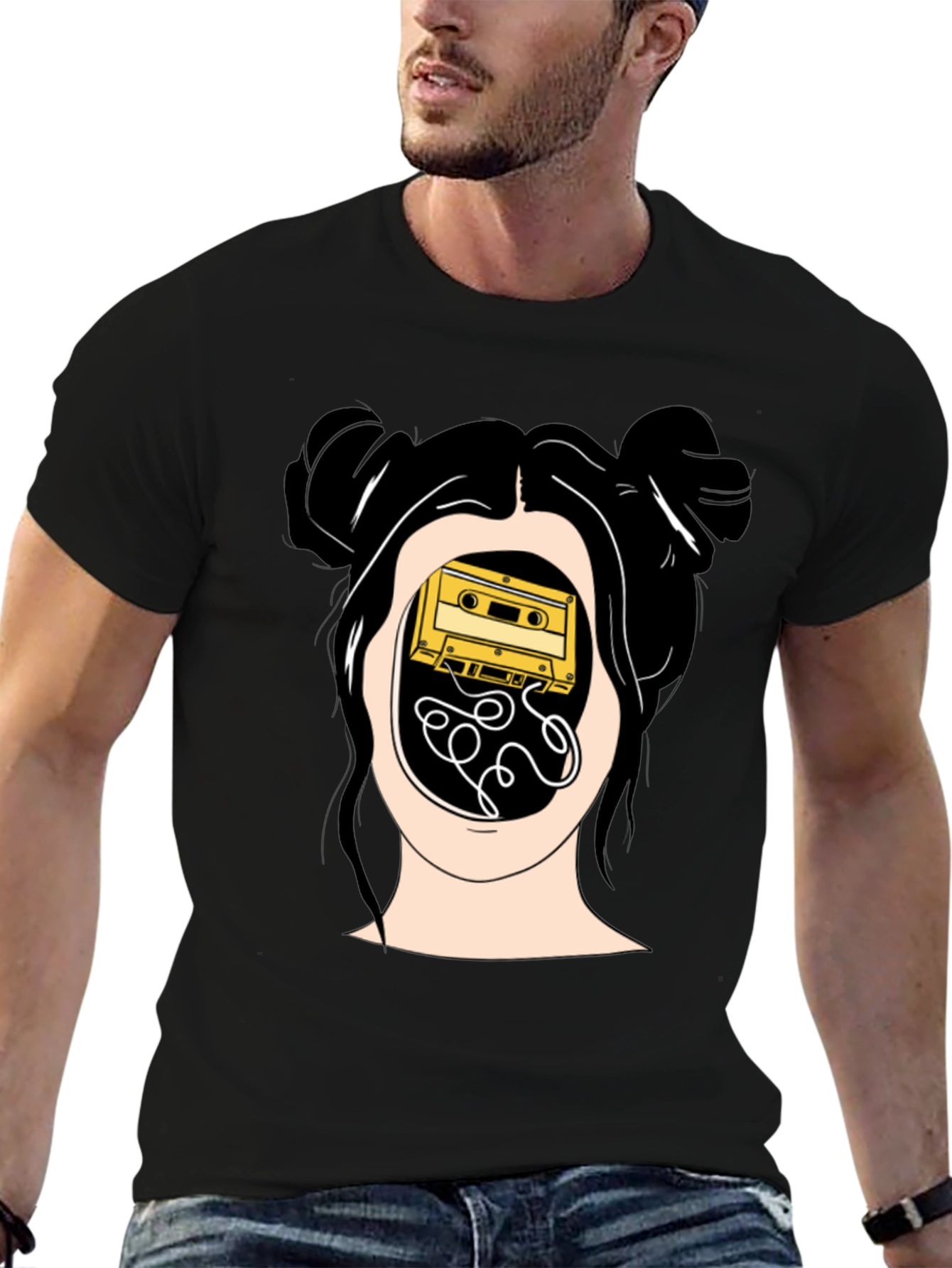 Abstract Cassette Tape Mind T-Shirt
