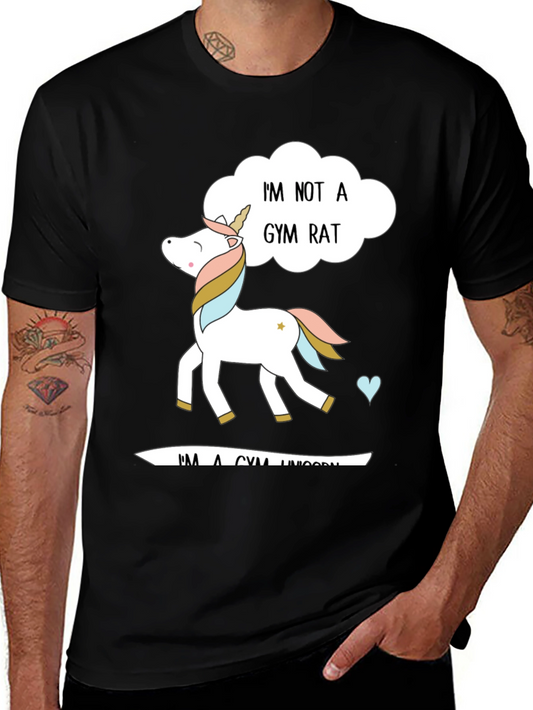 Gym Unicorn T-Shirt - Funny Workout Apparel