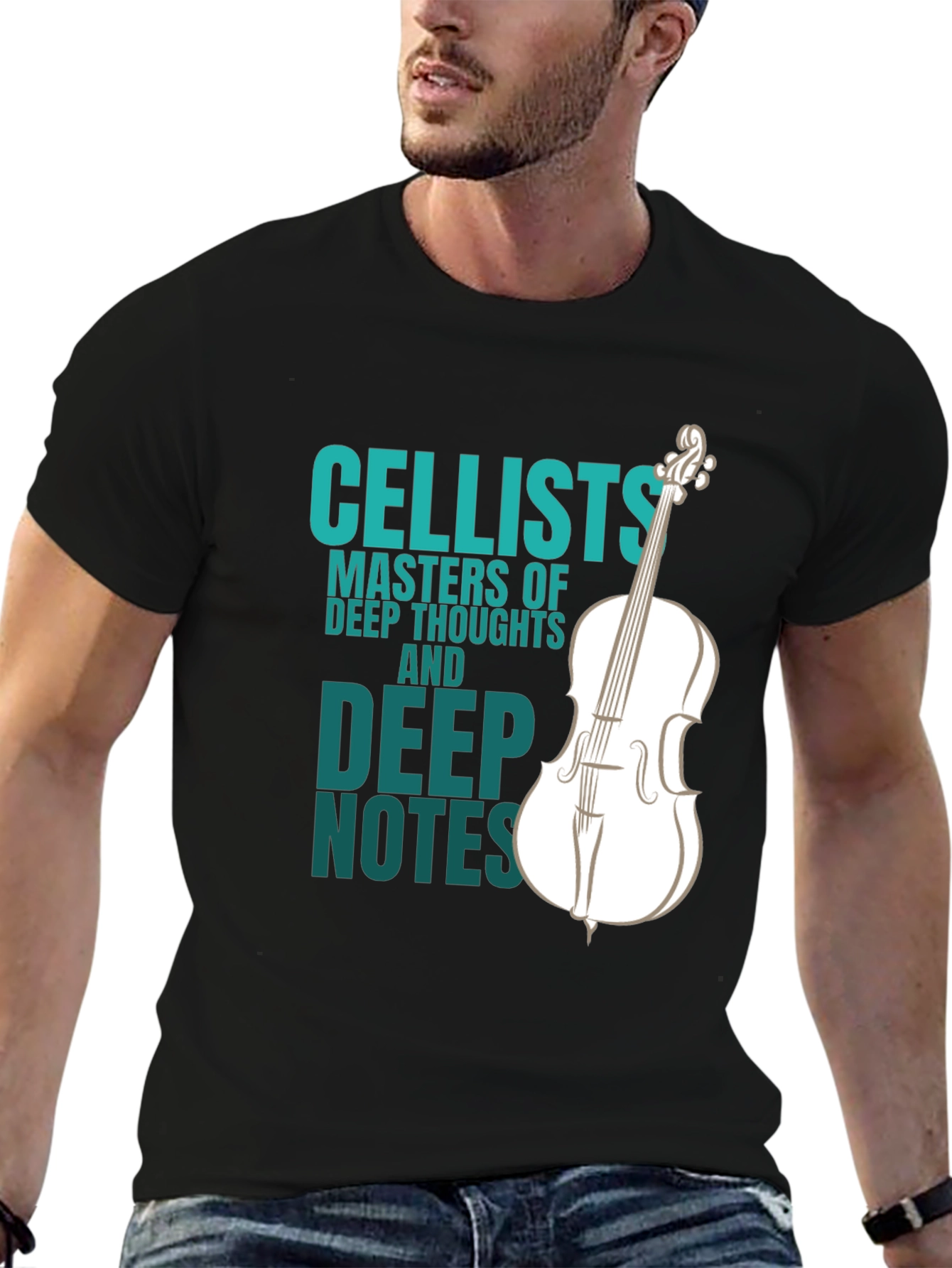 Cellists Masters T-Shirt: Deep Thoughts & Notes